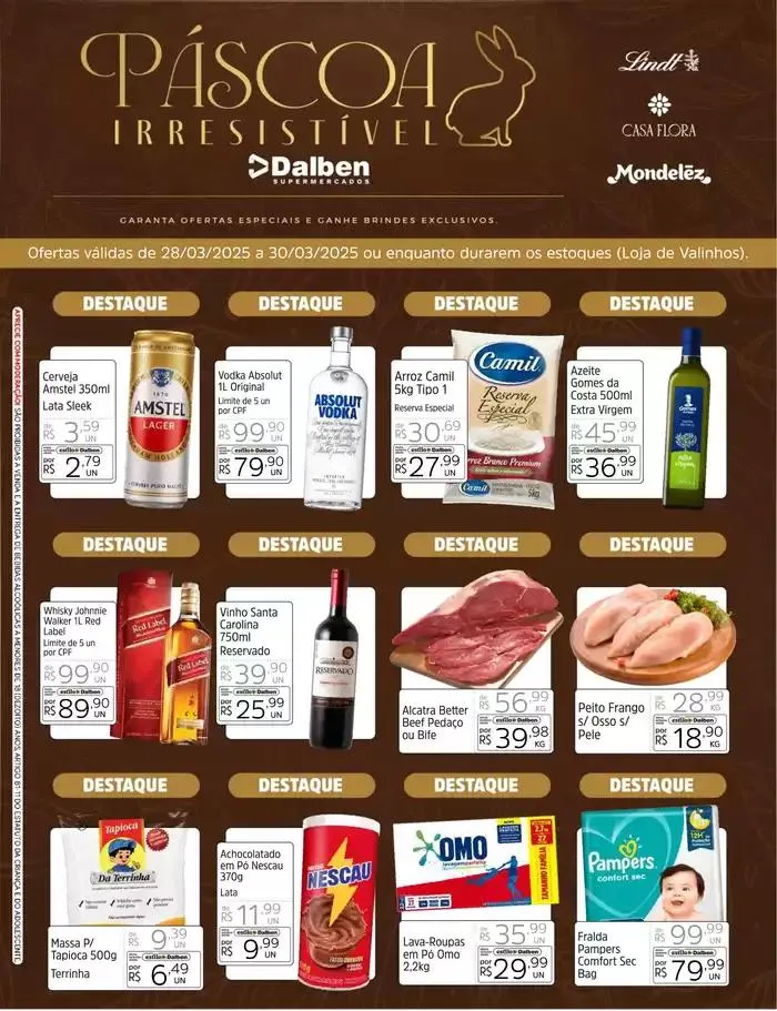 Encarte de Ofertas Valinhos - Fim de Semana 28 de março até 30 de março 2025 - Pagina 1