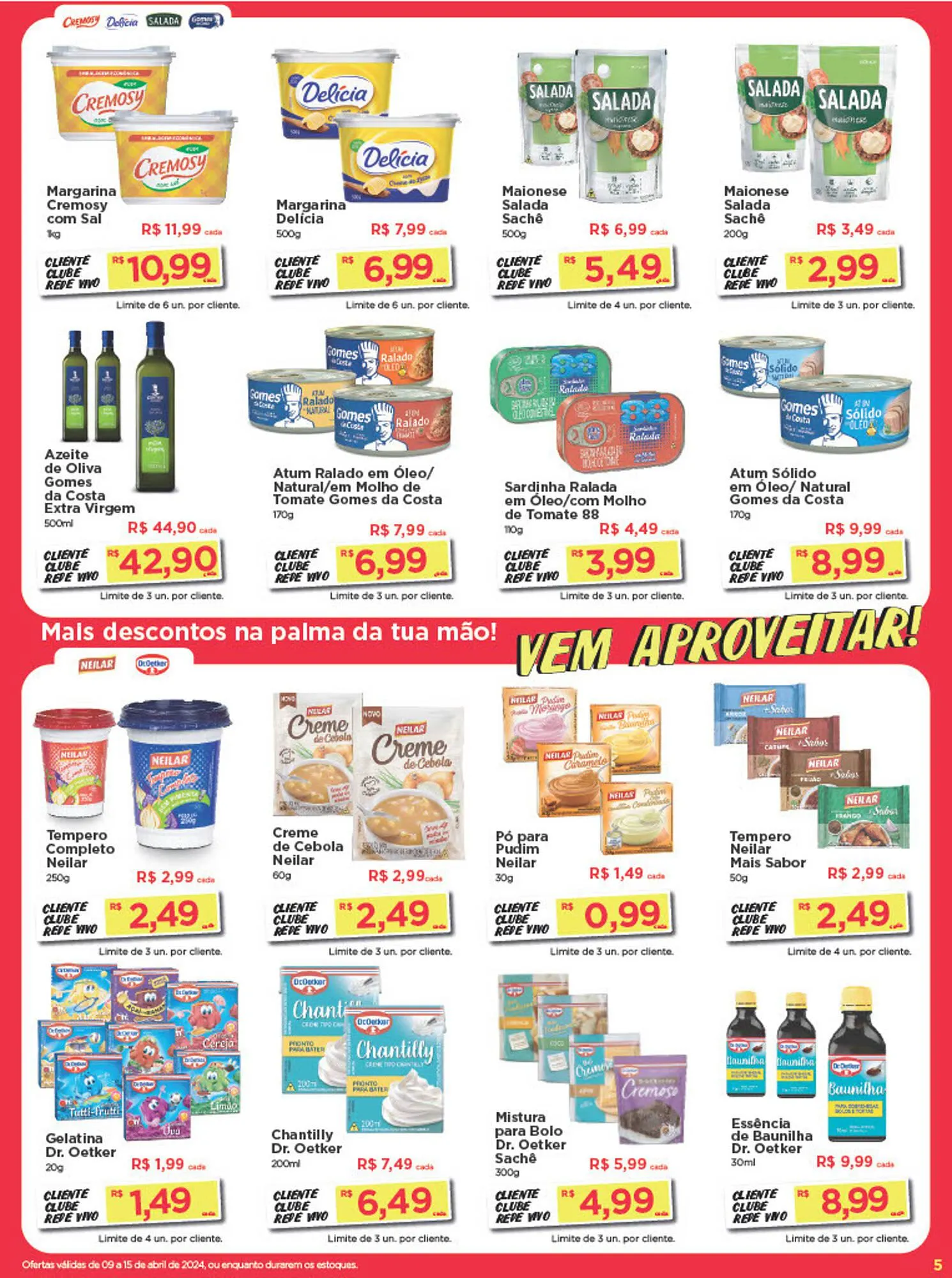 Encarte de Catálogo Rede Vivo 9 de abril até 15 de abril 2024 - Pagina 5