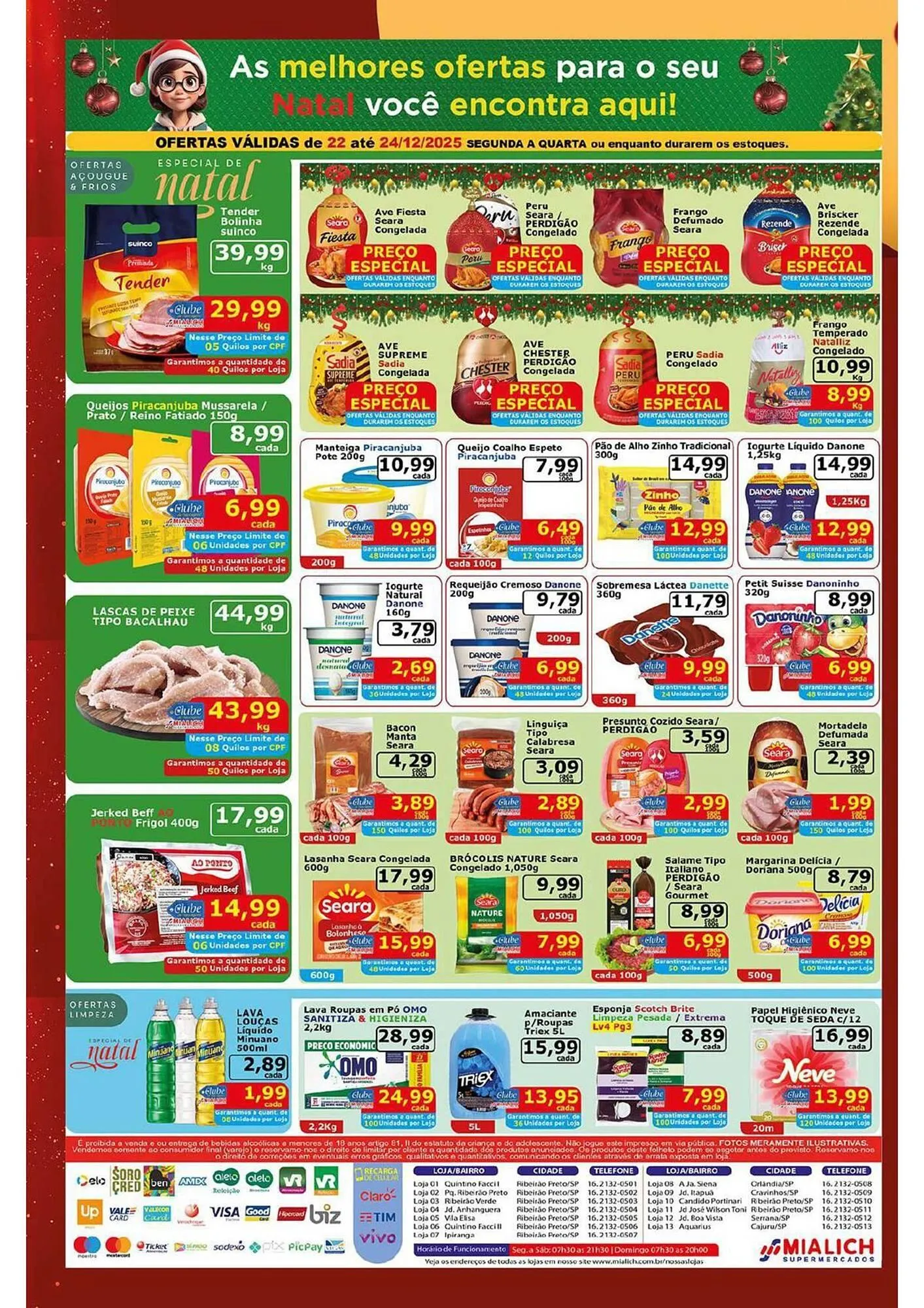 Encarte de Catálogo Mialich Supermercados 22 de dezembro até 24 de dezembro 2025 - Pagina 4