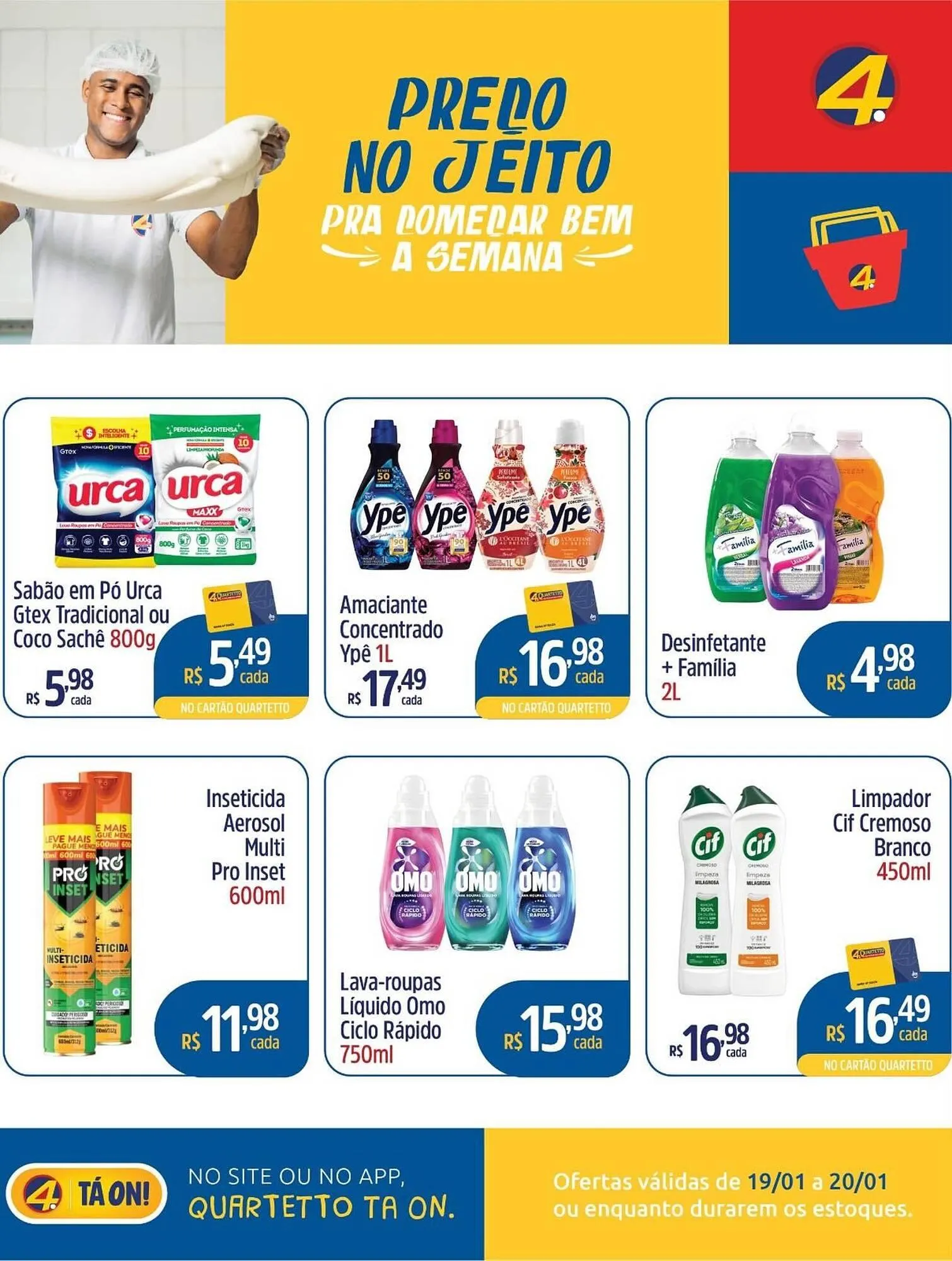 Encarte de Catálogo Quartetto Supermercados 19 de janeiro até 20 de janeiro 2026 - Pagina 4