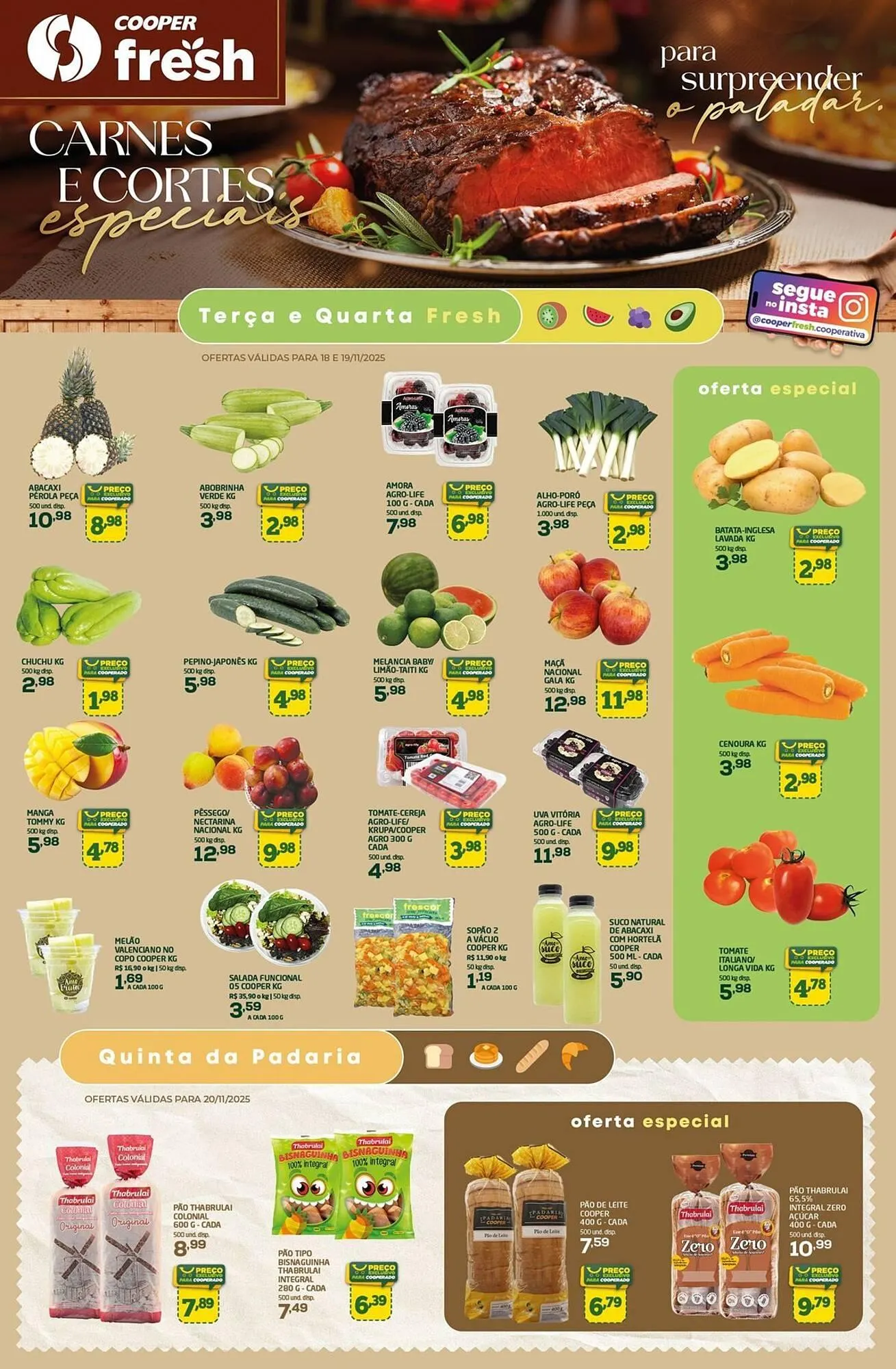 Encarte de Tabloide Cooper 18 de novembro até 20 de novembro 2025 - Pagina 1