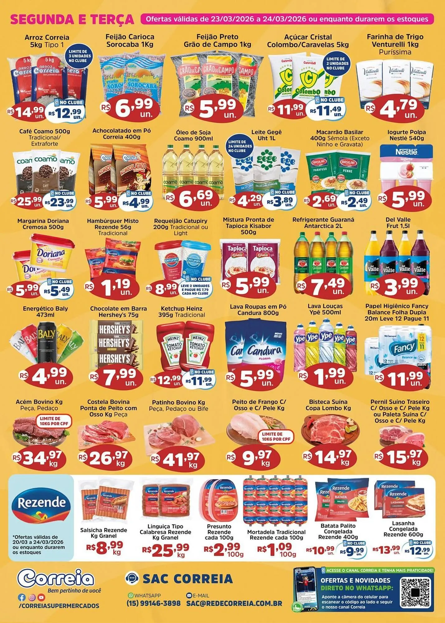 Encarte de Catálogo Supermercados Correia 20 de março até 22 de março 2026 - Pagina 2