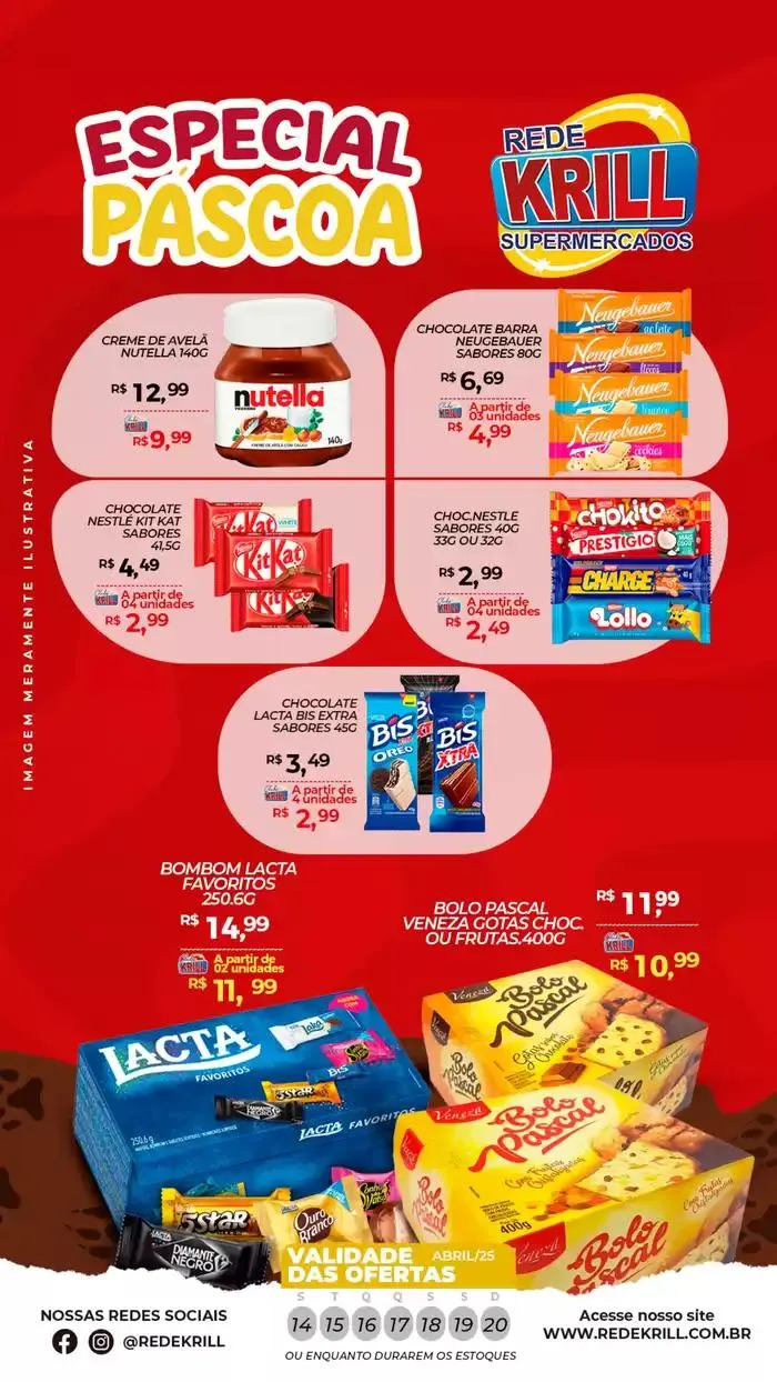 Encarte de Encarte Rede Krill 14 de abril até 20 de abril 2025 - Pagina 7