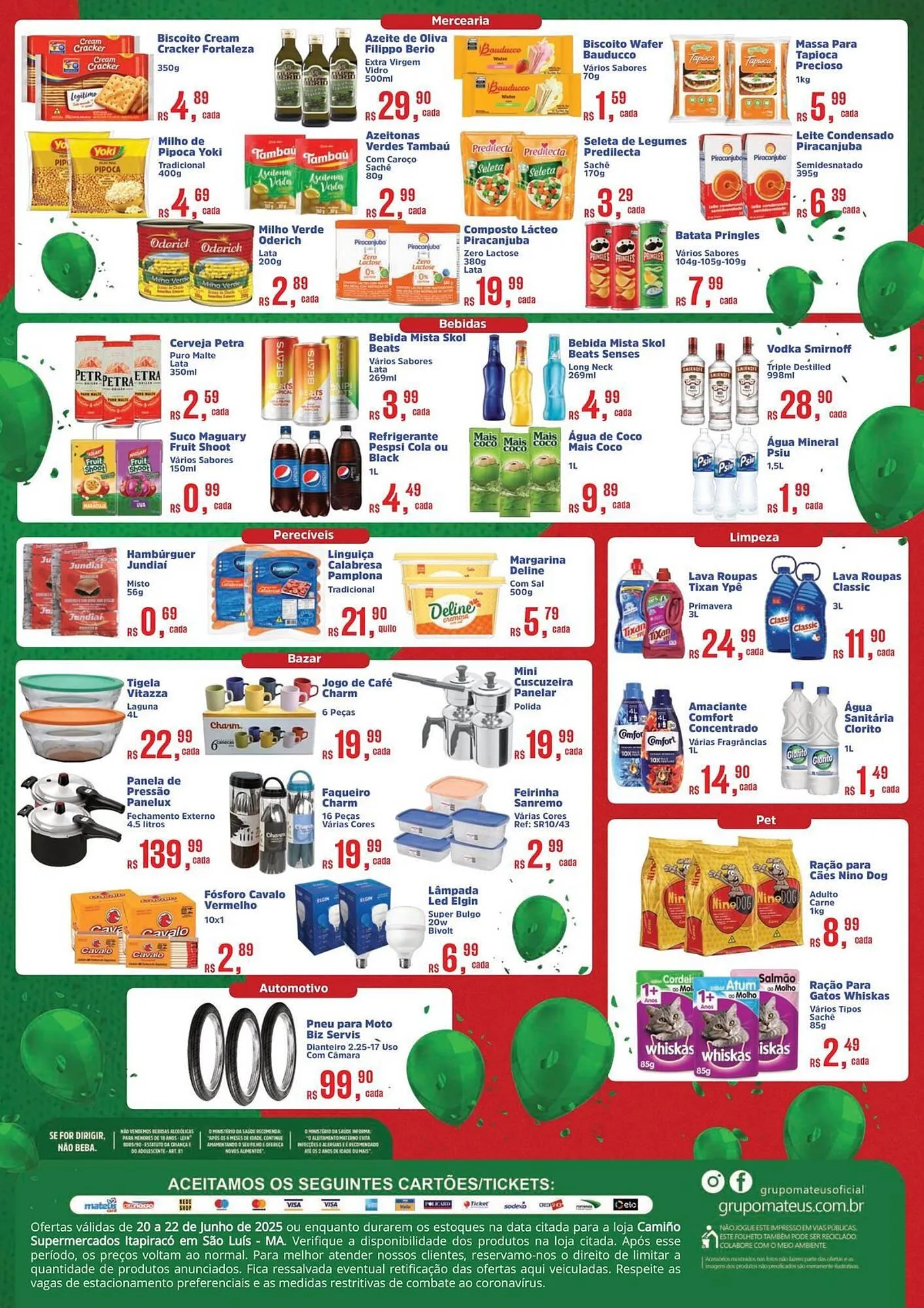 Encarte de Catálogo Supermercados Mateus 20 de junho até 22 de junho 2025 - Pagina 2
