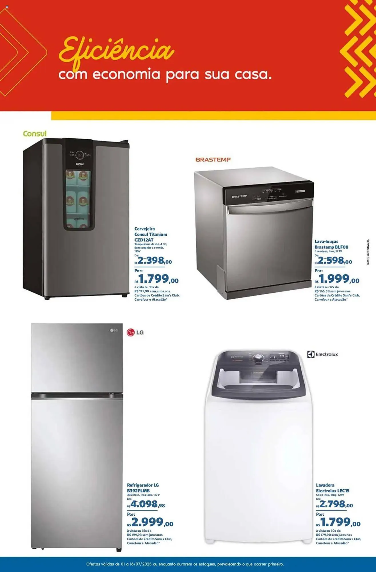 Encarte de Catálogo Sam's Club 1 de julho até 16 de julho 2025 - Pagina 10