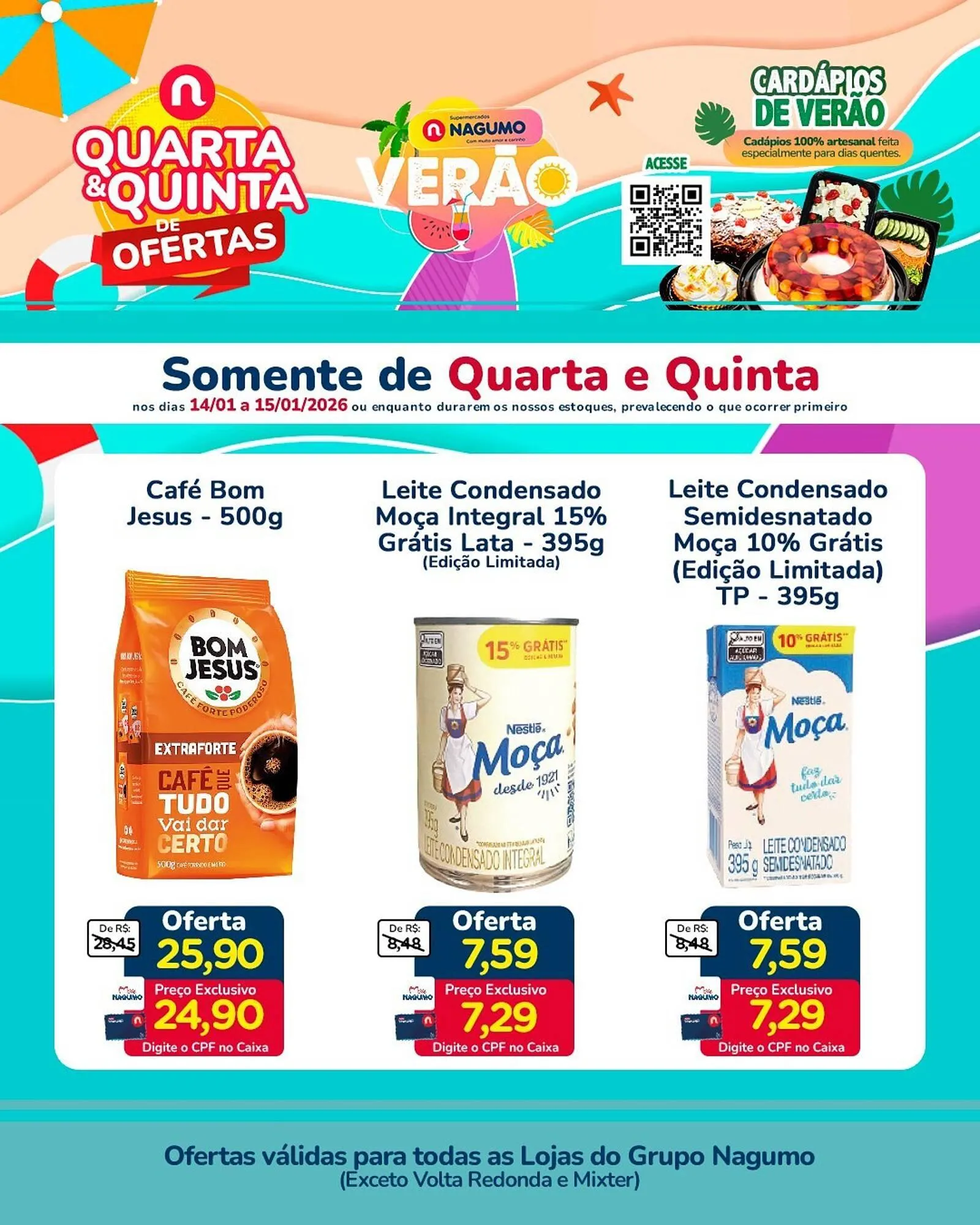 Encarte de Folheto Nagumo 14 de janeiro até 15 de janeiro 2026 - Pagina 1