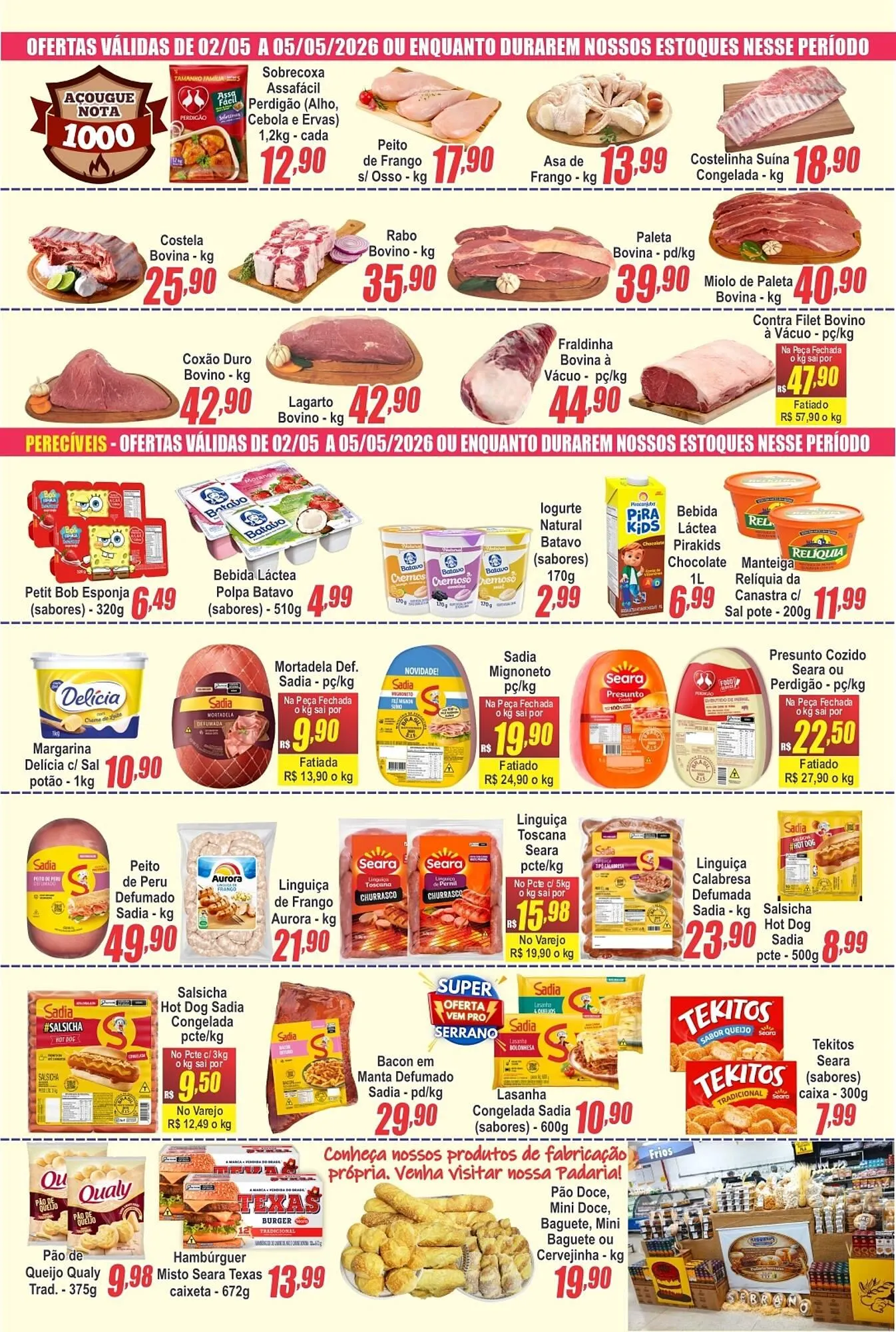 Encarte de Catálogo Serrano Supermercado 28 de abril até 5 de maio 2026 - Pagina 3