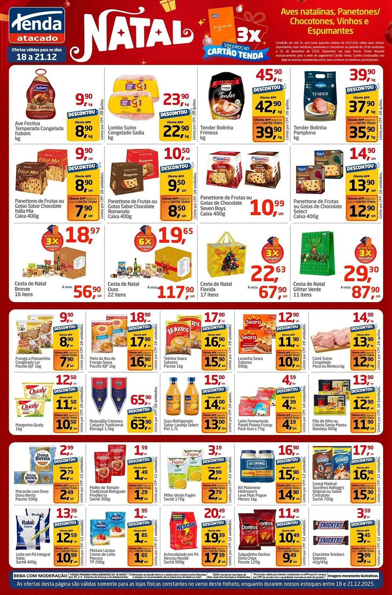 Encarte de Folheto Tenda Atacado 18 de dezembro até 21 de dezembro 2025 - Pagina 3