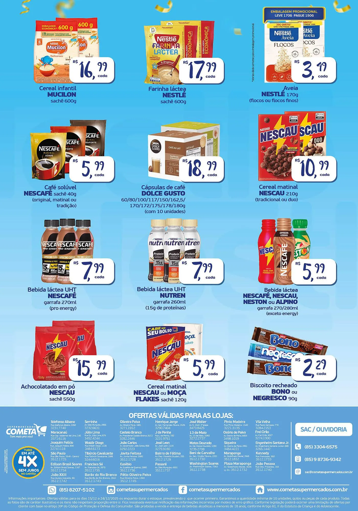 Encarte de Encarte Cometa Supermercados 15 de dezembro até 24 de dezembro 2025 - Pagina 2