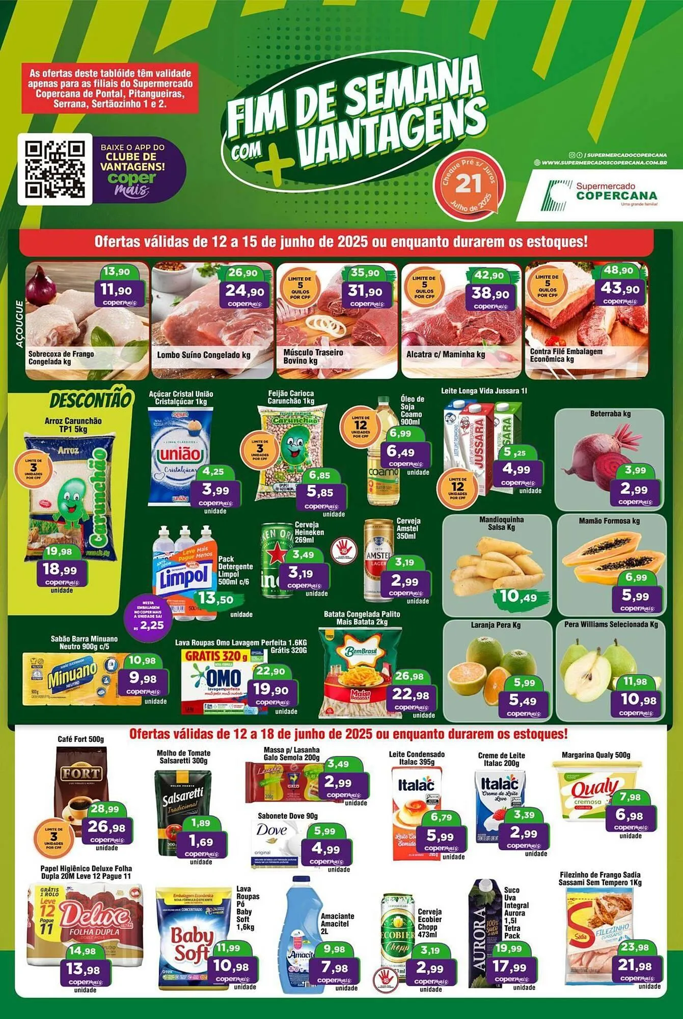 Encarte de Catálogo Copercana 12 de junho até 18 de junho 2025 - Pagina 1
