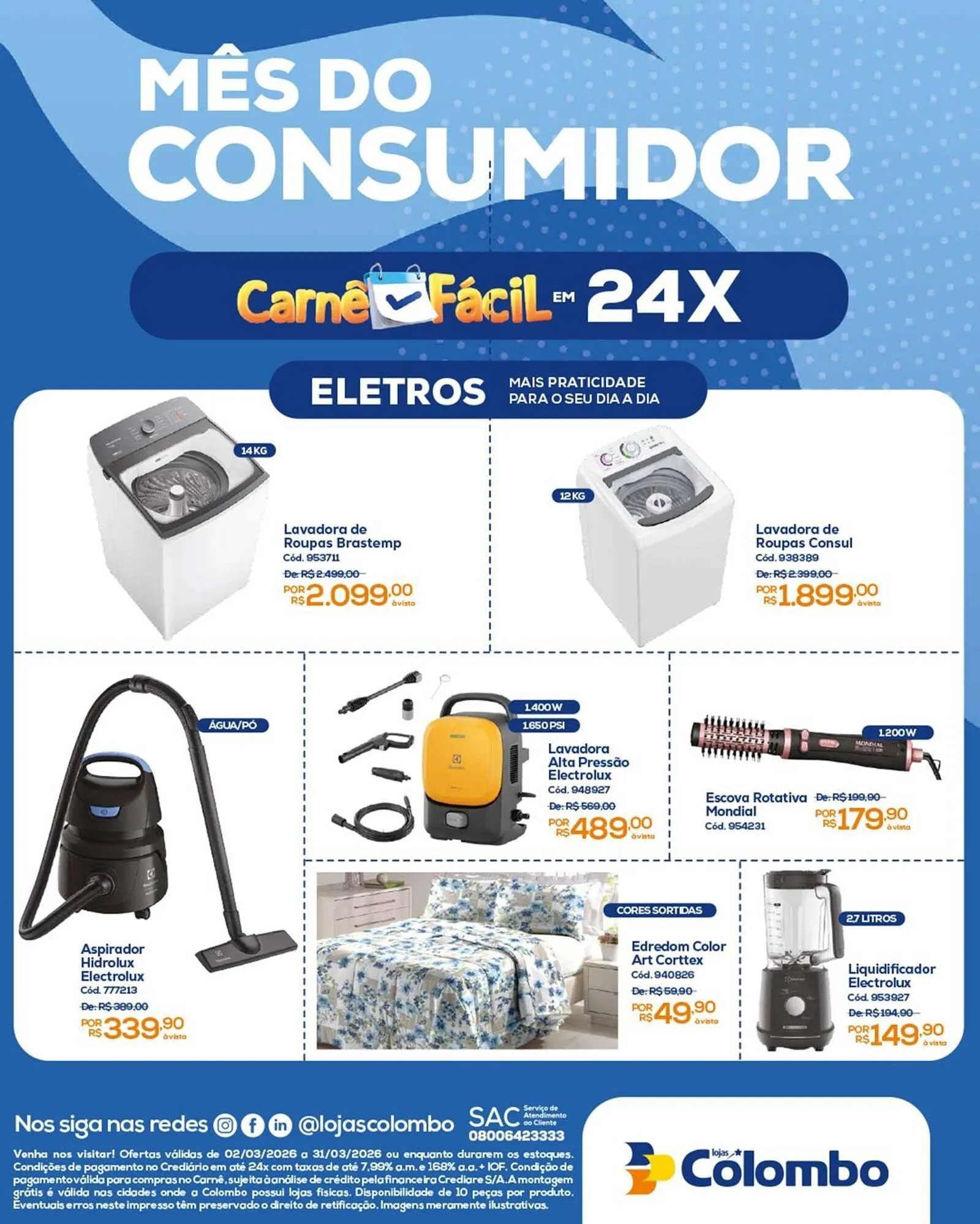 Encarte de Folheto Lojas Colombo 2 de março até 31 de março 2026 - Pagina 2