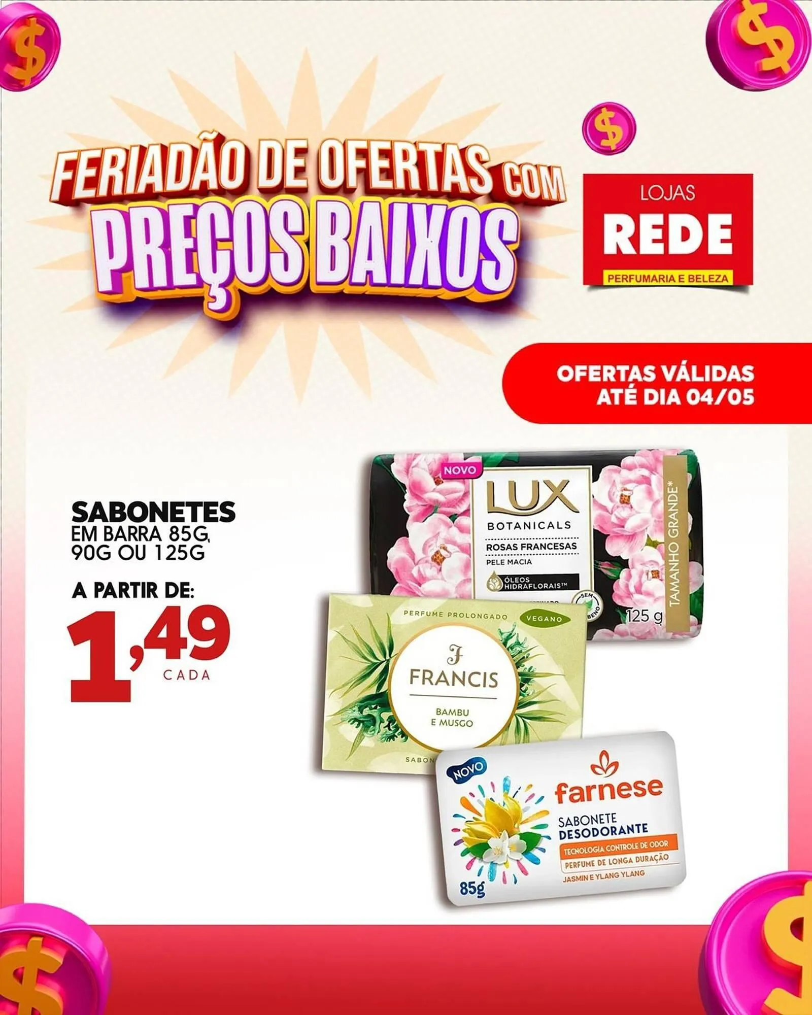 Encarte de Catálogo Lojas Rede 29 de abril até 4 de maio 2025 - Pagina 4