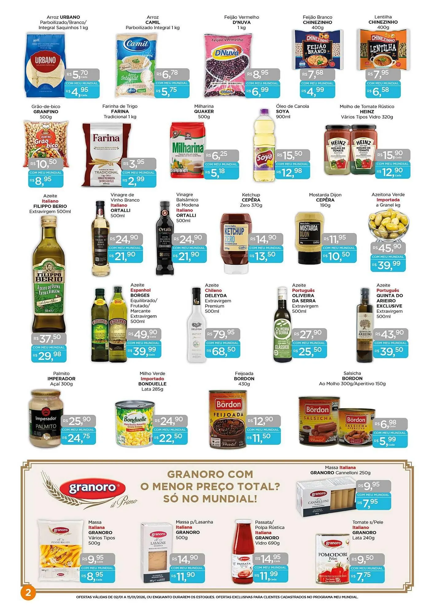 Encarte de Encarte Supermercados Mundial 2 de janeiro até 15 de janeiro 2026 - Pagina 2