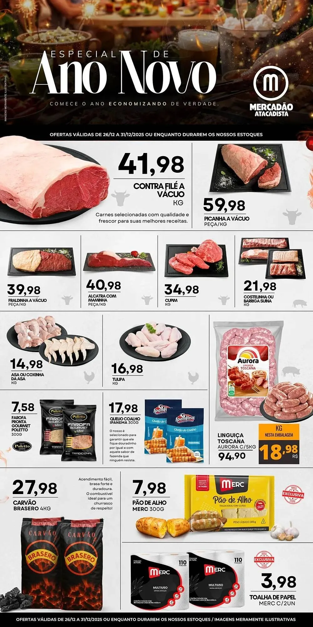 Encarte de Folheto Mercadão Atacadista 26 de dezembro até 1 de janeiro 2026 - Pagina 1