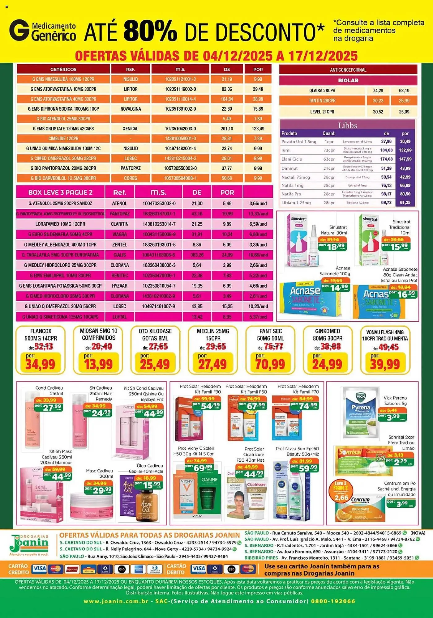 Encarte de Catálogo Supermercados Joanin 4 de dezembro até 17 de dezembro 2025 - Pagina 2