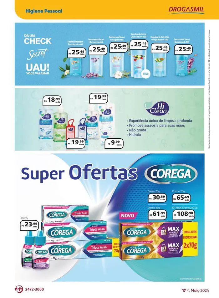 Encarte de Aniversário Drogasmil  3 de maio até 2 de junho 2024 - Pagina 17