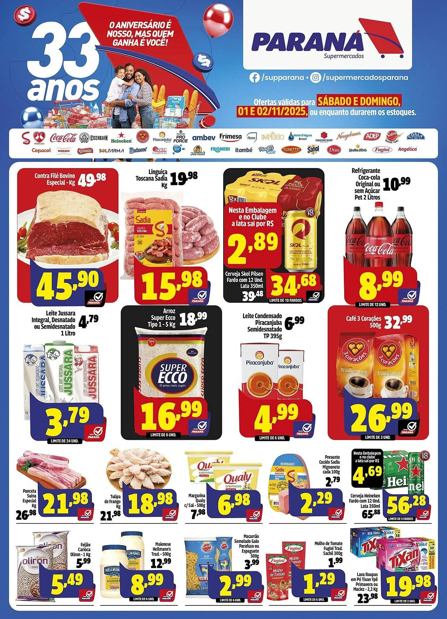 Folheto Supermercado Paraná - 1