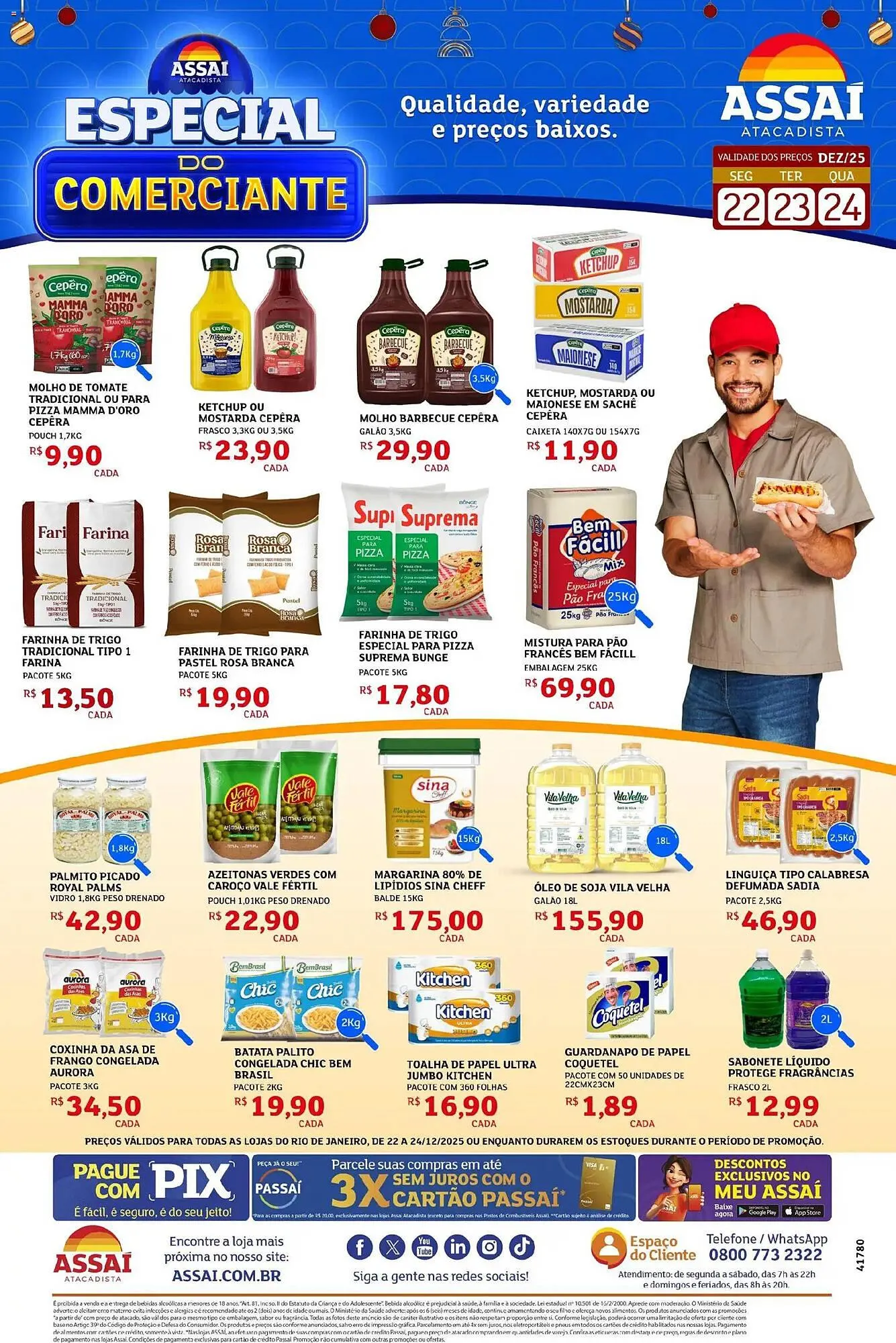Encarte de Encarte Assaí Atacadista 22 de dezembro até 24 de dezembro 2025 - Pagina 1