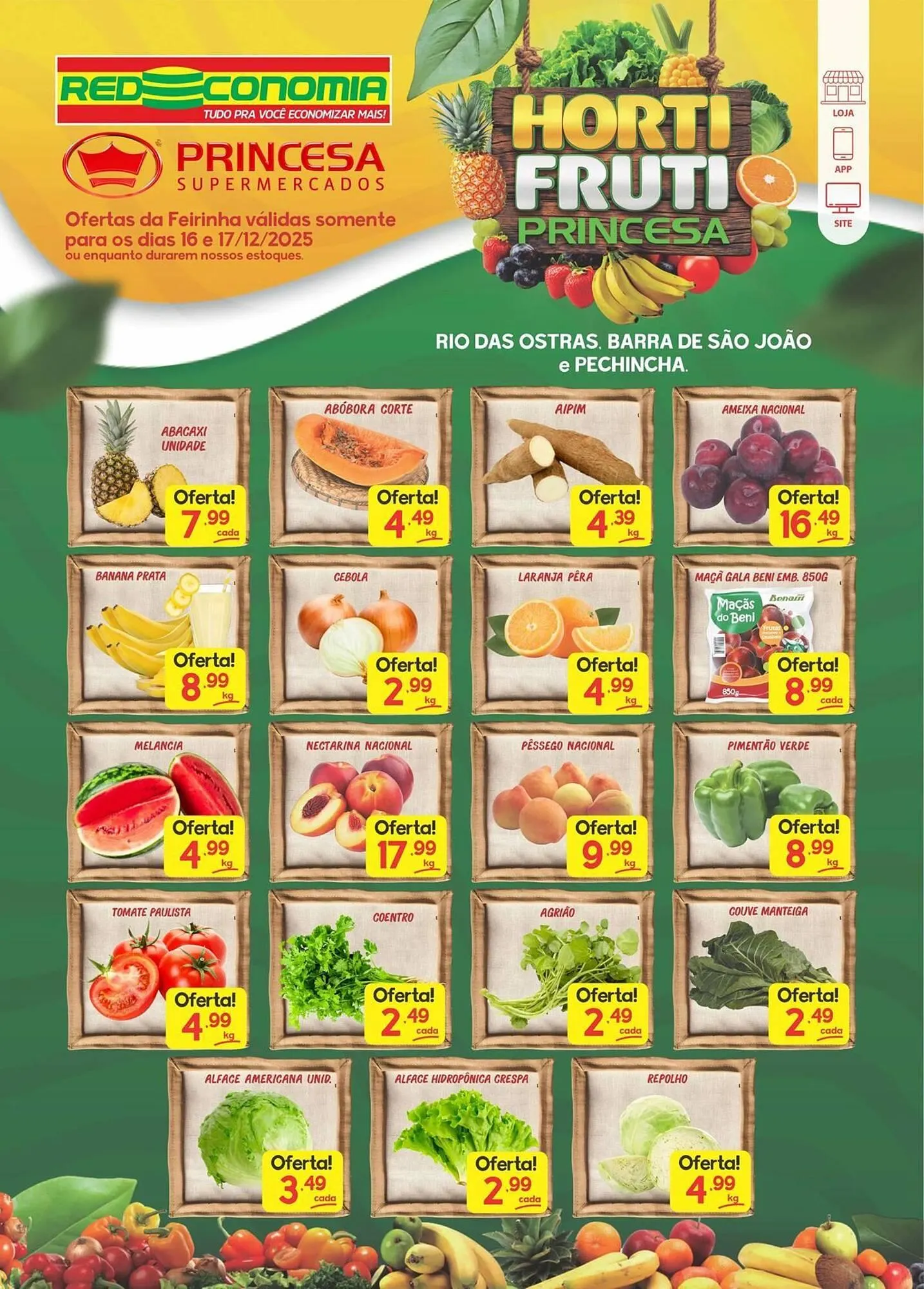 Encarte de Encarte Supermercados Princesa 16 de dezembro até 18 de dezembro 2025 - Pagina 1