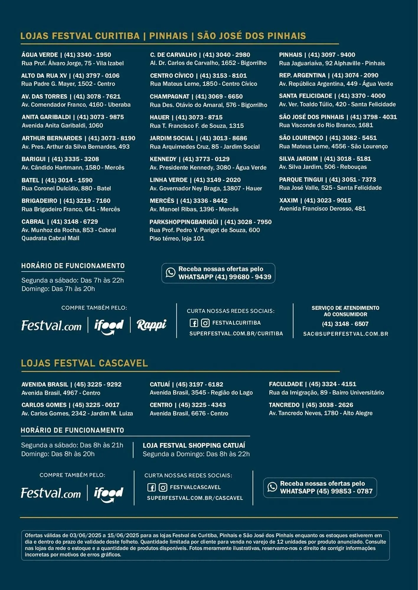 Encarte de Catálogo Festval 3 de junho até 15 de junho 2025 - Pagina 12