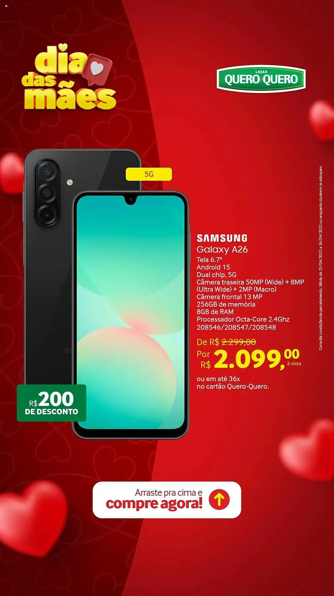 Encarte de Catálogo Quero Quero 25 de abril até 26 de abril 2025 - Pagina 1