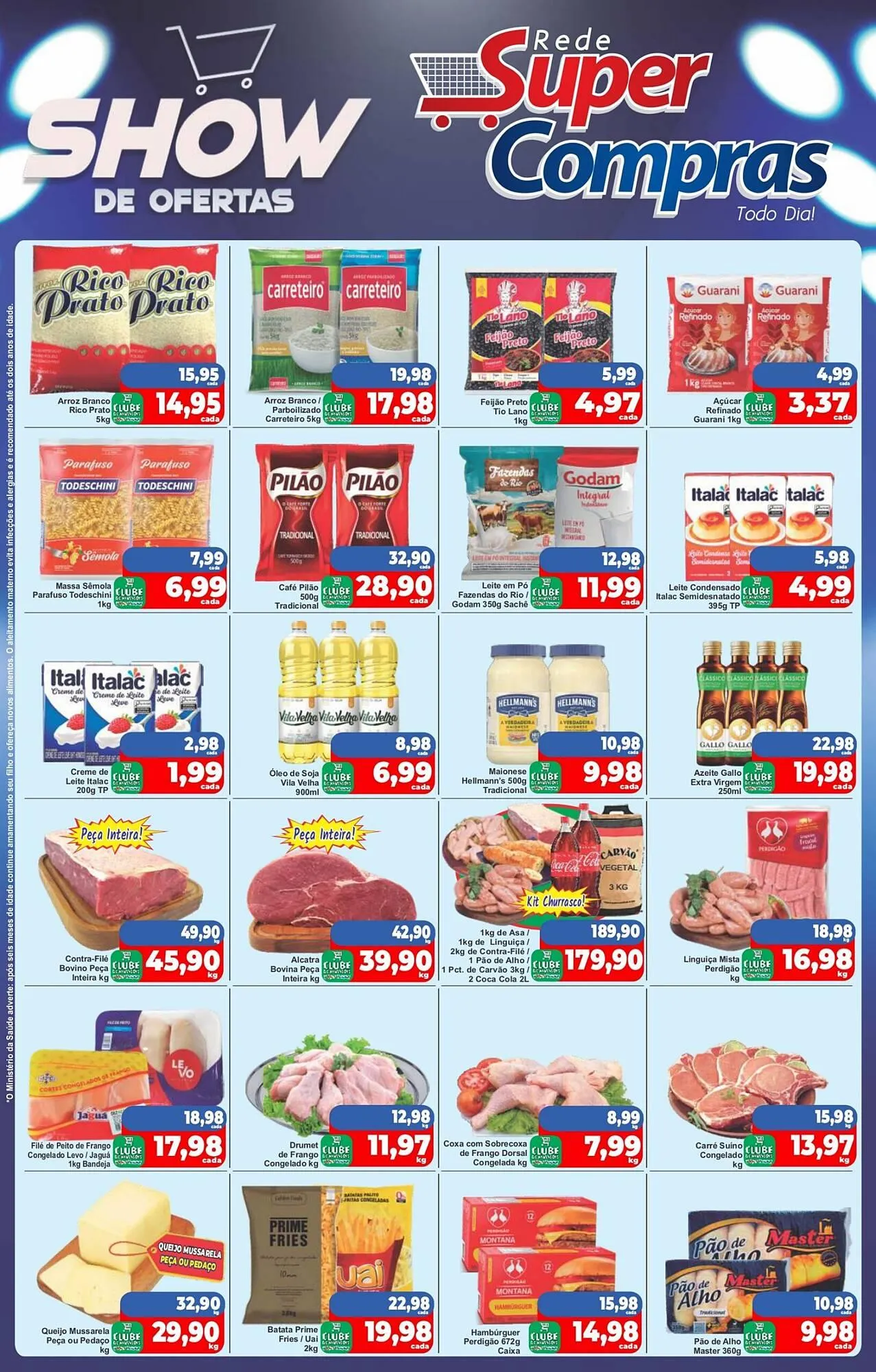 Encarte de Encarte Rede Super Compras 6 de março até 8 de março 2026 - Pagina 1