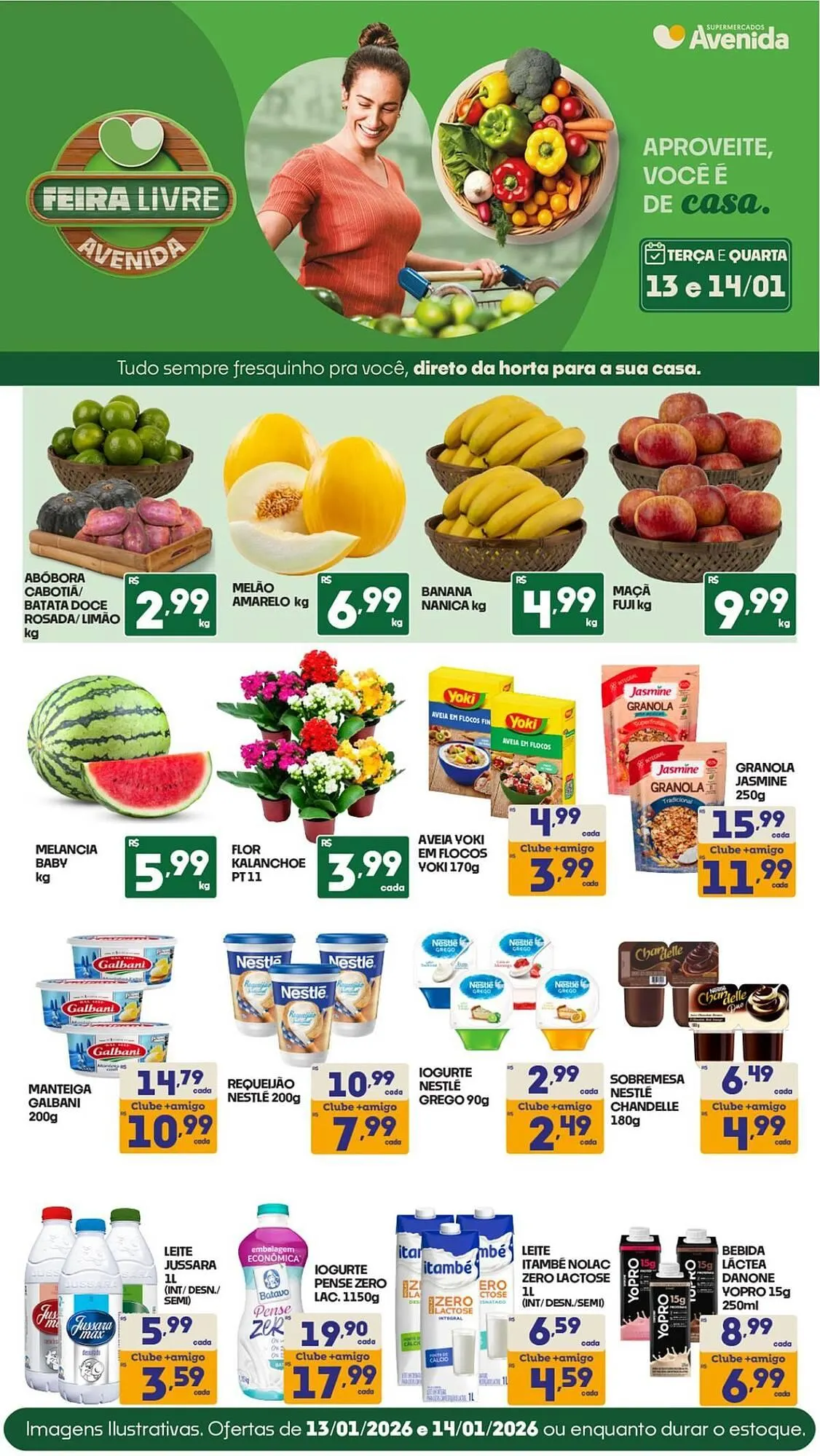 Encarte de Catálogo Supermercados Avenida 13 de janeiro até 14 de janeiro 2026 - Pagina 1