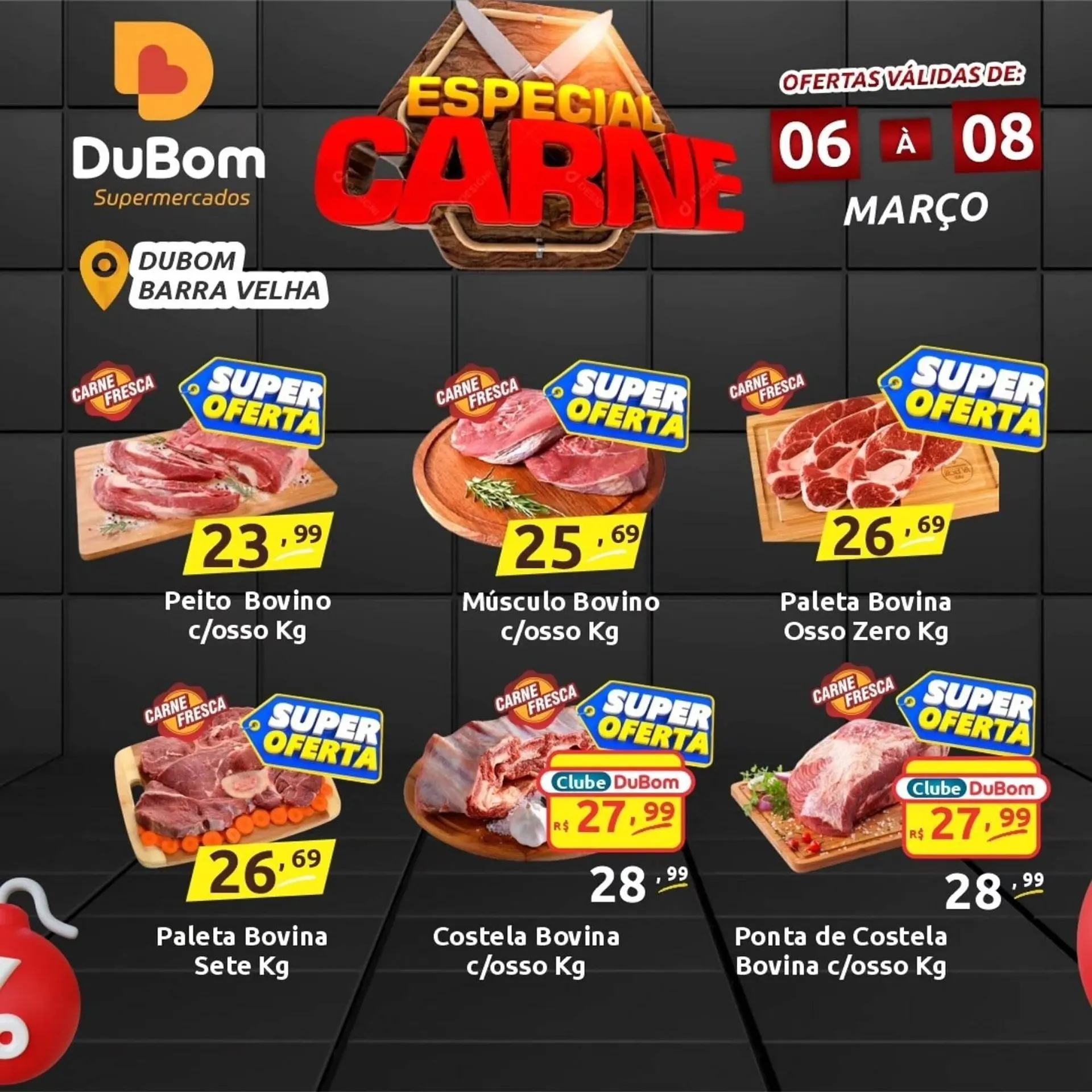 Encarte de Catálogo Dubom Supermercados 6 de março até 8 de março 2026 - Pagina 1