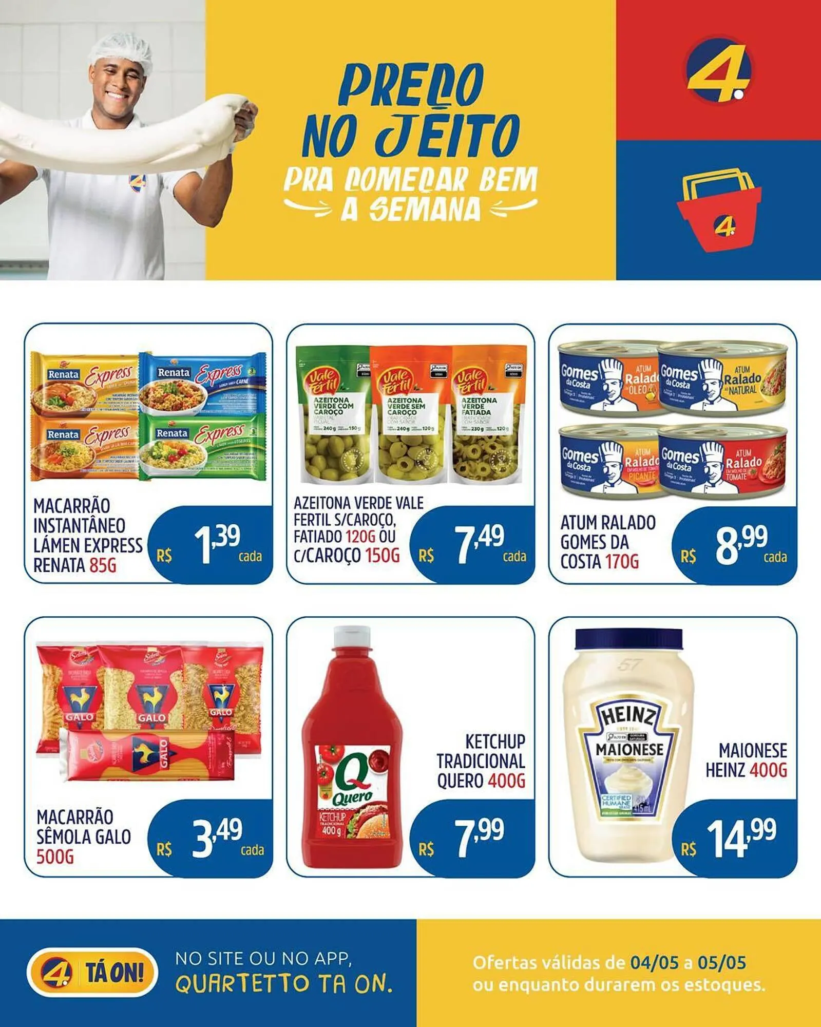 Encarte de Catálogo Quartetto Supermercados 4 de maio até 5 de maio 2026 - Pagina 2