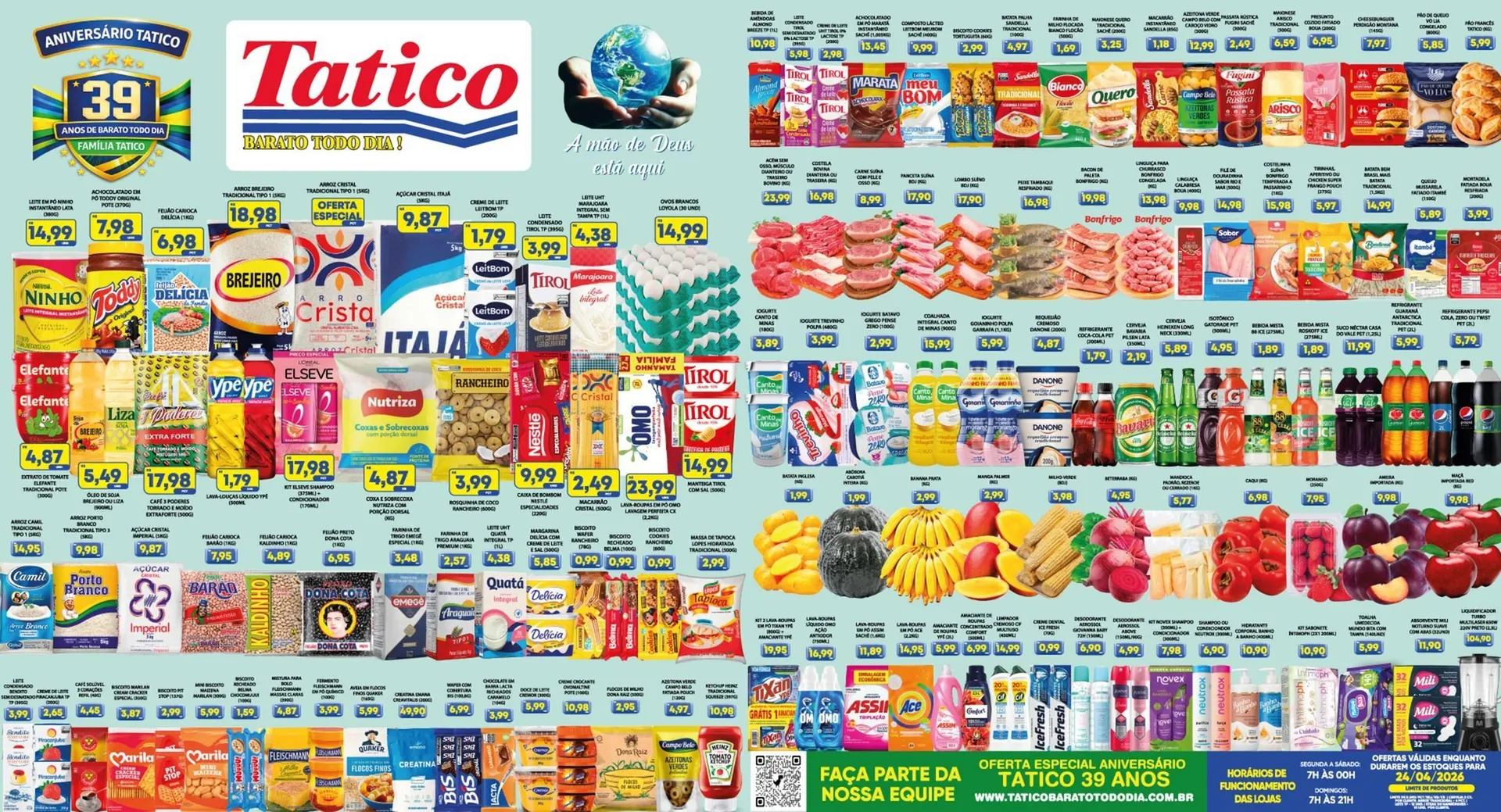 Encarte de Tabloide Tatico 24 de abril até 24 de junho 2026 - Pagina 1