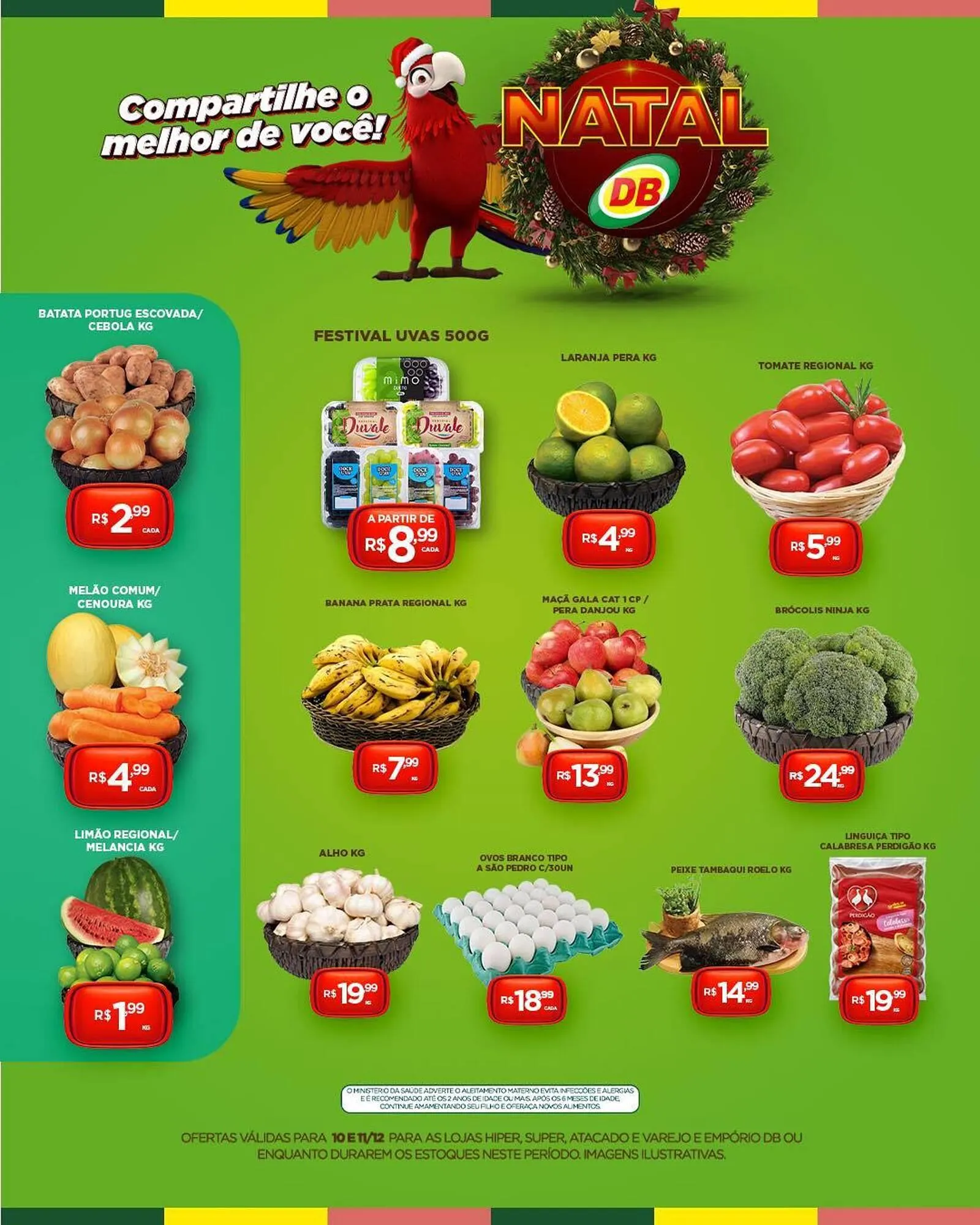 Encarte de Catálogo DB Supermercados 10 de dezembro até 11 de dezembro 2025 - Pagina 1