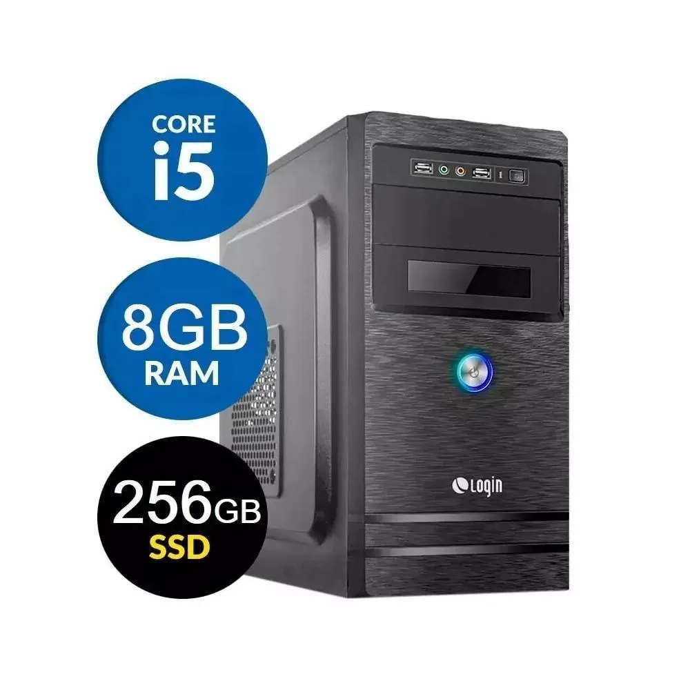 Computador Miranda Core i5-11400, Memória 8GB, SSD 256GB, Linux, LOGIN