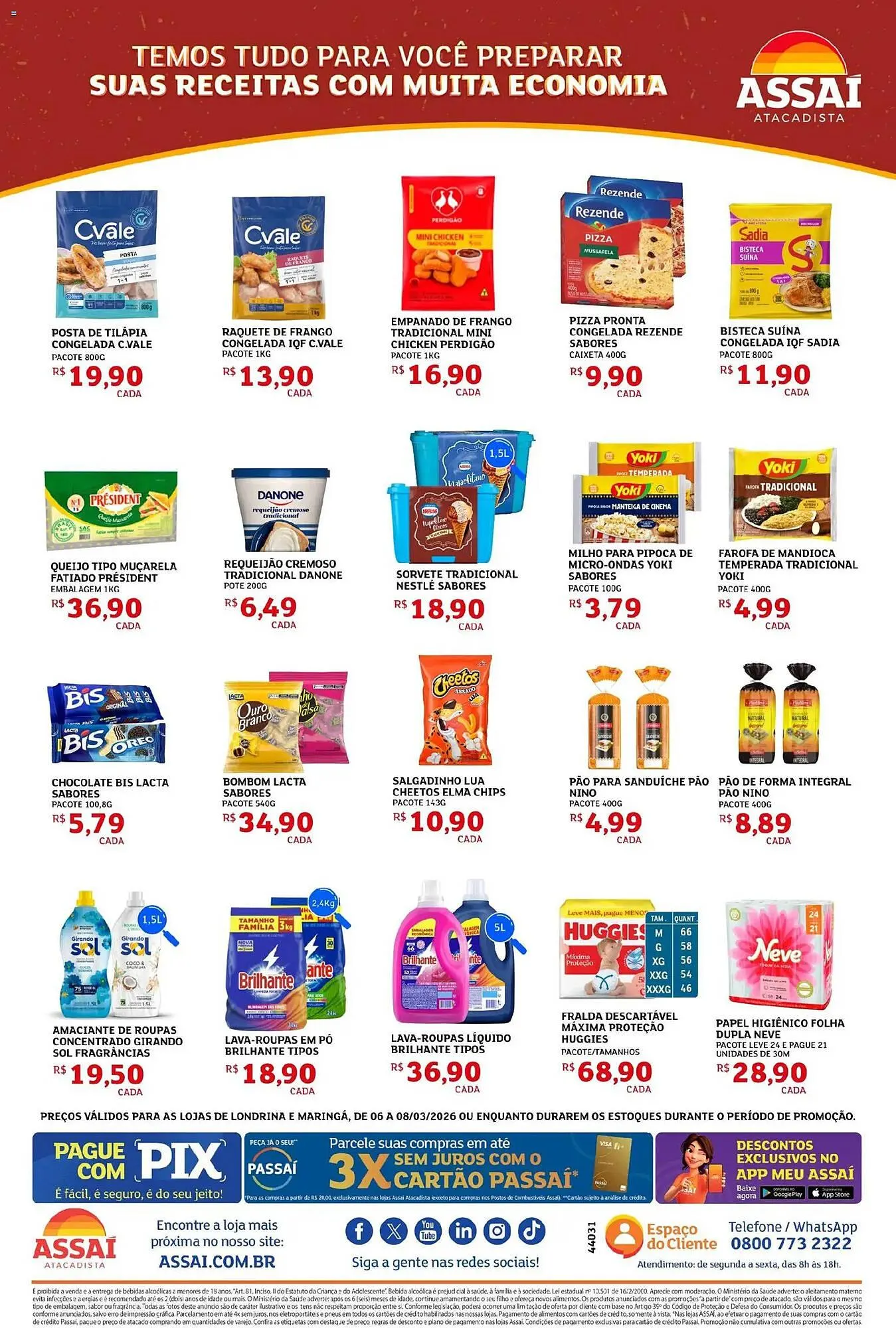 Encarte de Encarte Assaí Atacadista 6 de março até 8 de março 2026 - Pagina 2