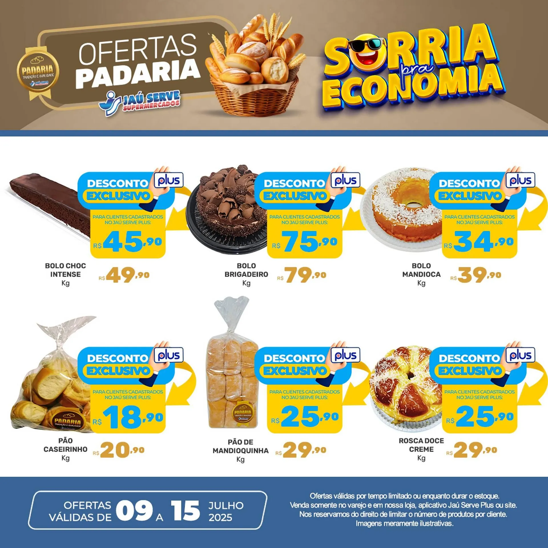 Encarte de Catálogo Supermercados Jau Serve 14 de julho até 15 de julho 2025 - Pagina 1