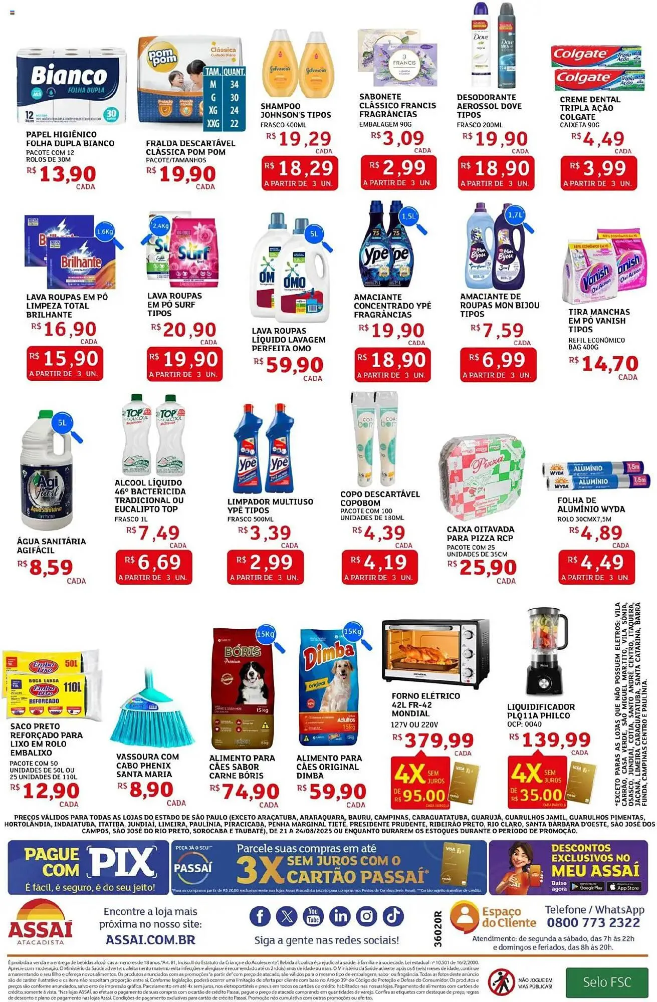 Encarte de Catálogo Assaí Atacadista 21 de agosto até 24 de agosto 2025 - Pagina 4