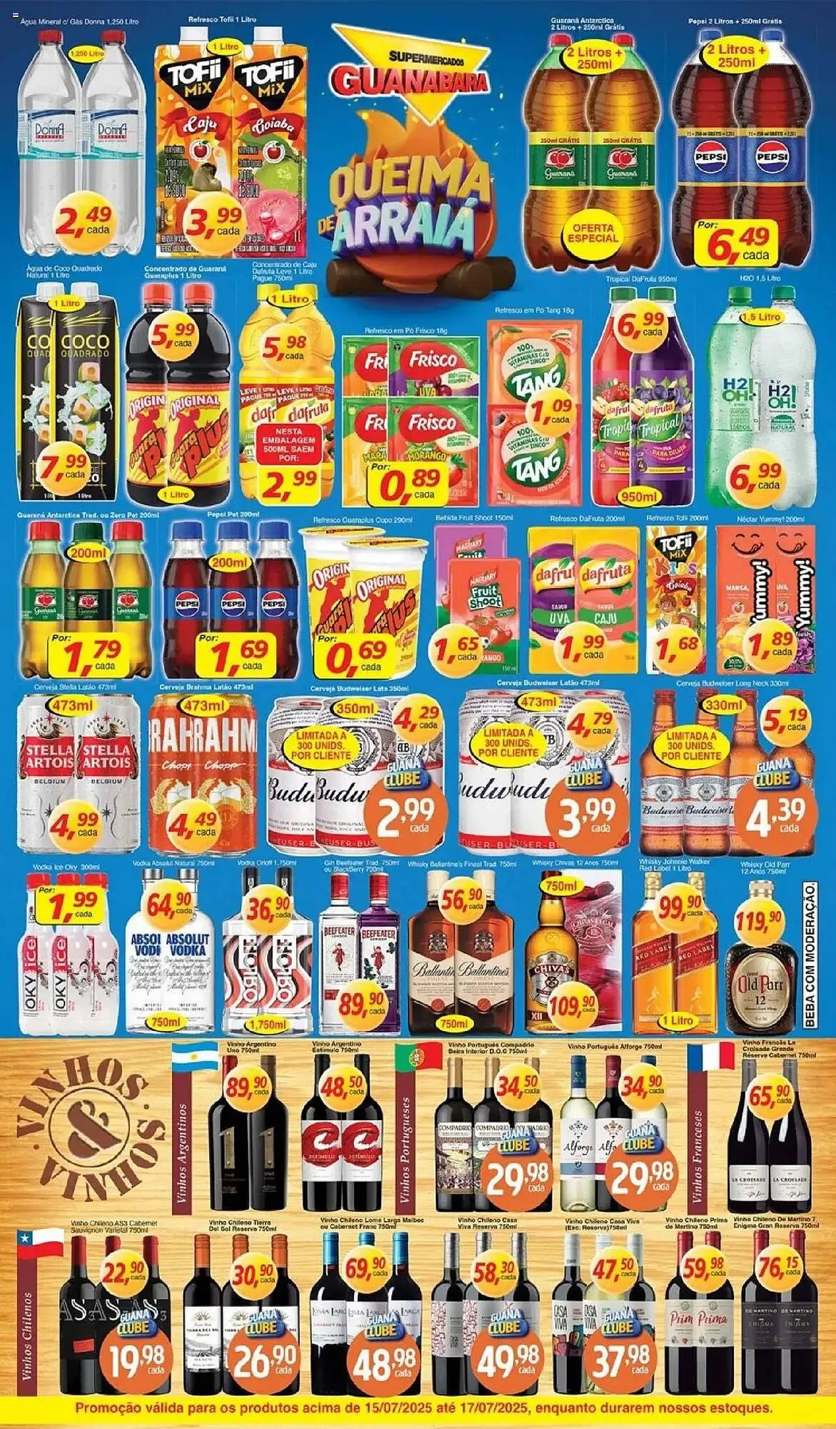 Encarte de Catálogo Supermercados Guanabara 15 de julho até 18 de julho 2025 - Pagina 8
