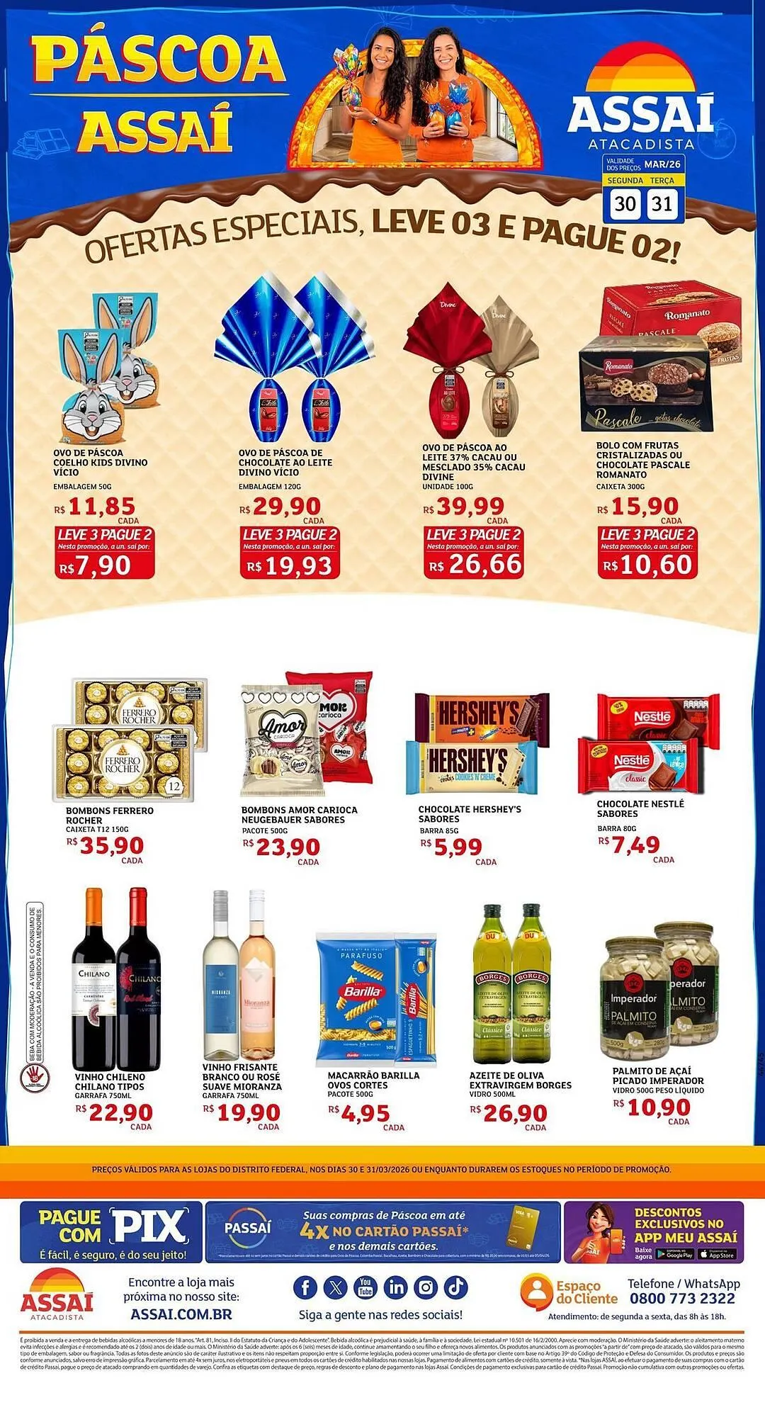 Encarte de Encarte Assaí Atacadista 30 de março até 31 de março 2026 - Pagina 1
