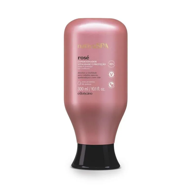 Condicionador Vitalidade E Proteção Nativa Spa Rosé 300ml