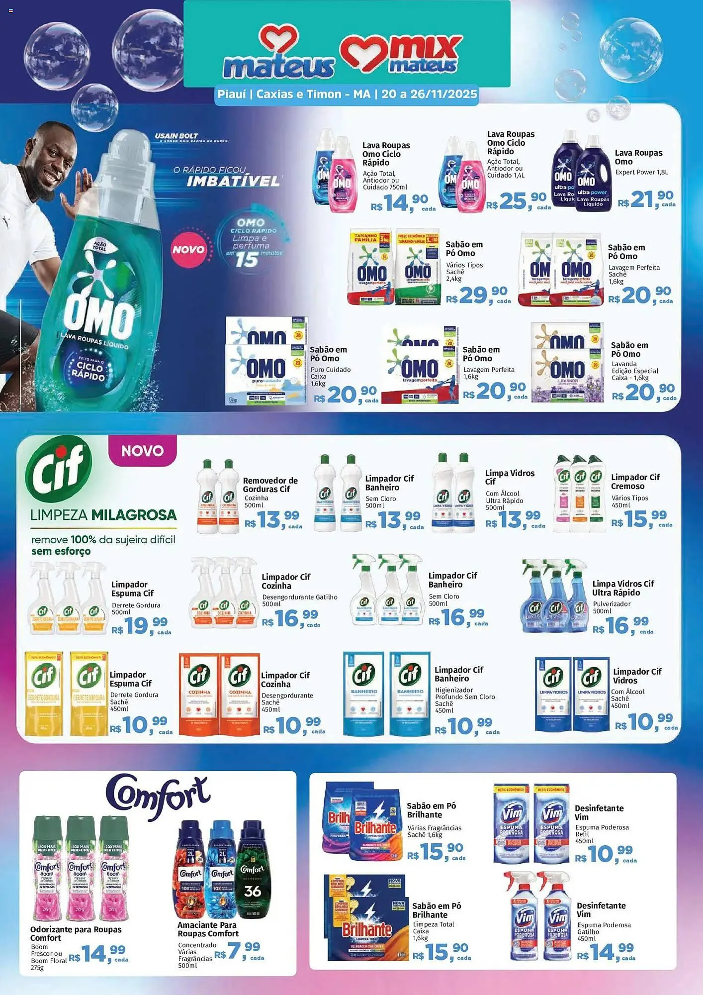 Encarte de Catálogo Supermercados Mateus 20 de novembro até 26 de novembro 2025 - Pagina 1