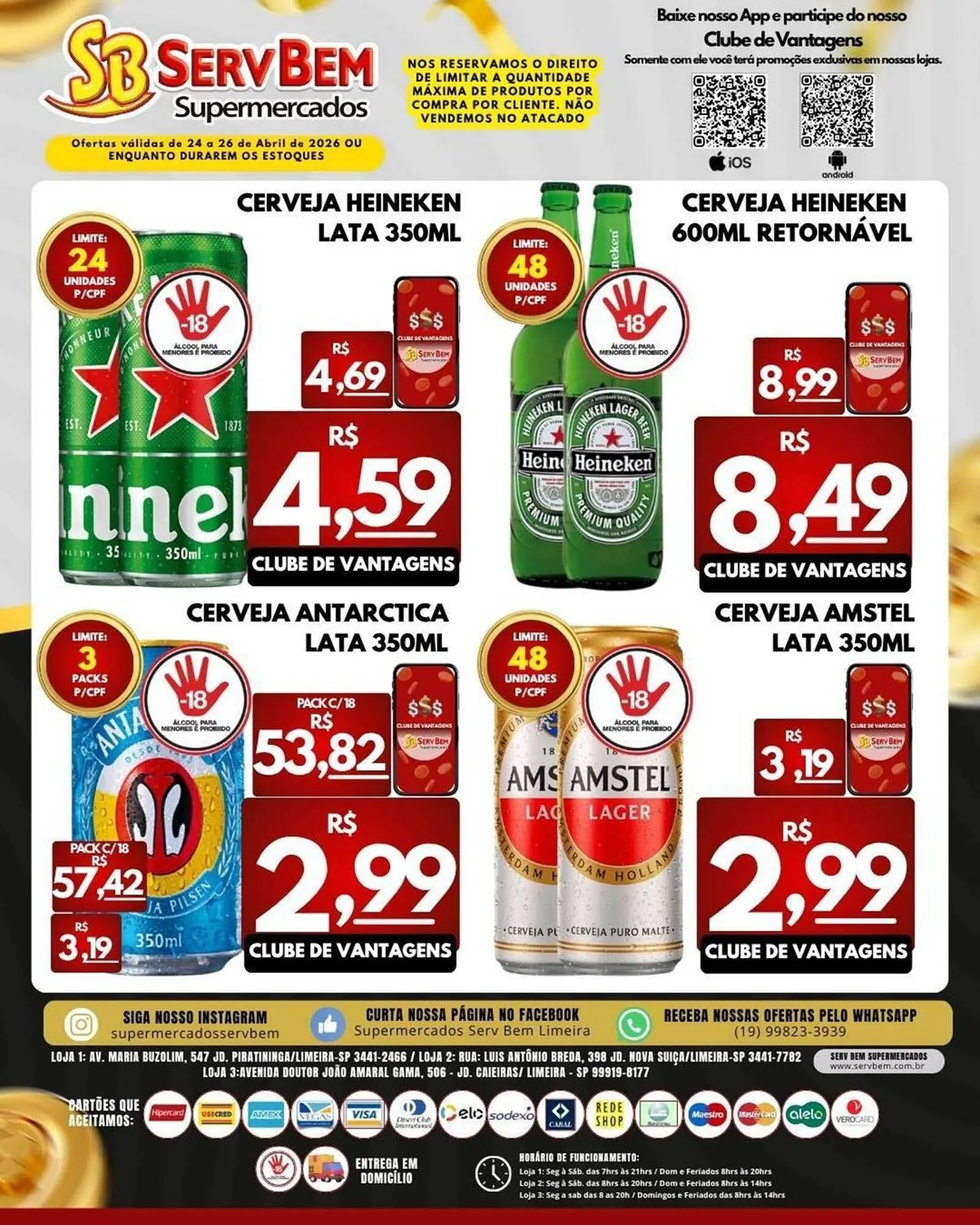 Encarte de Catálogo ServBem 24 de abril até 26 de abril 2026 - Pagina 1