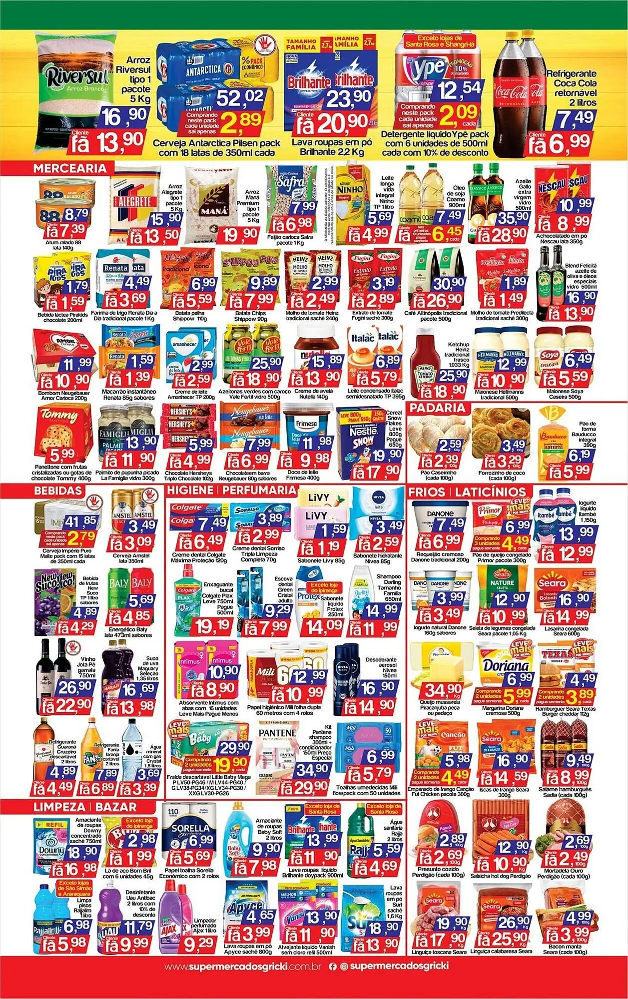 Encarte de Catálogo Supermercados Gricki 23 de fevereiro até 24 de fevereiro 2026 - Pagina 2