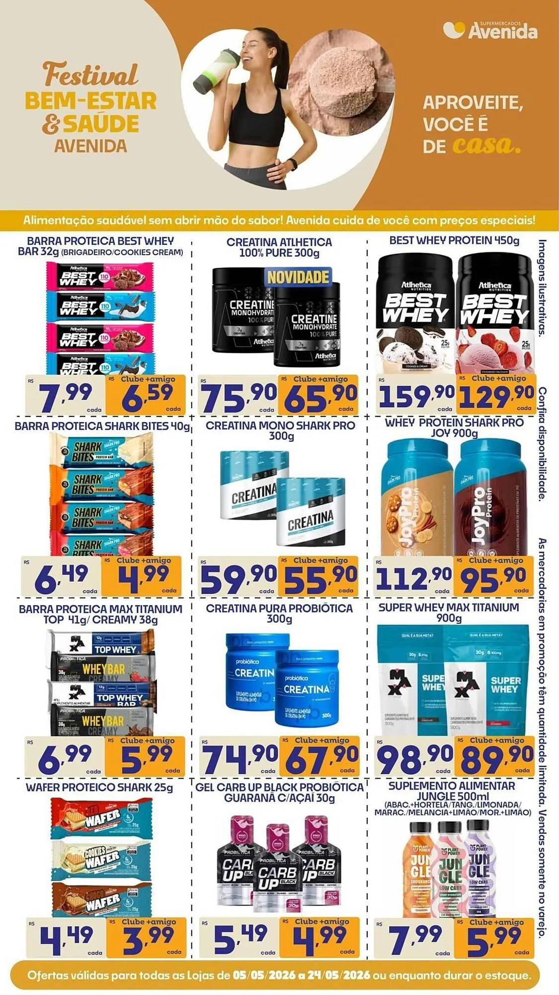 Encarte de Catálogo Supermercados Avenida 5 de maio até 24 de maio 2026 - Pagina 1