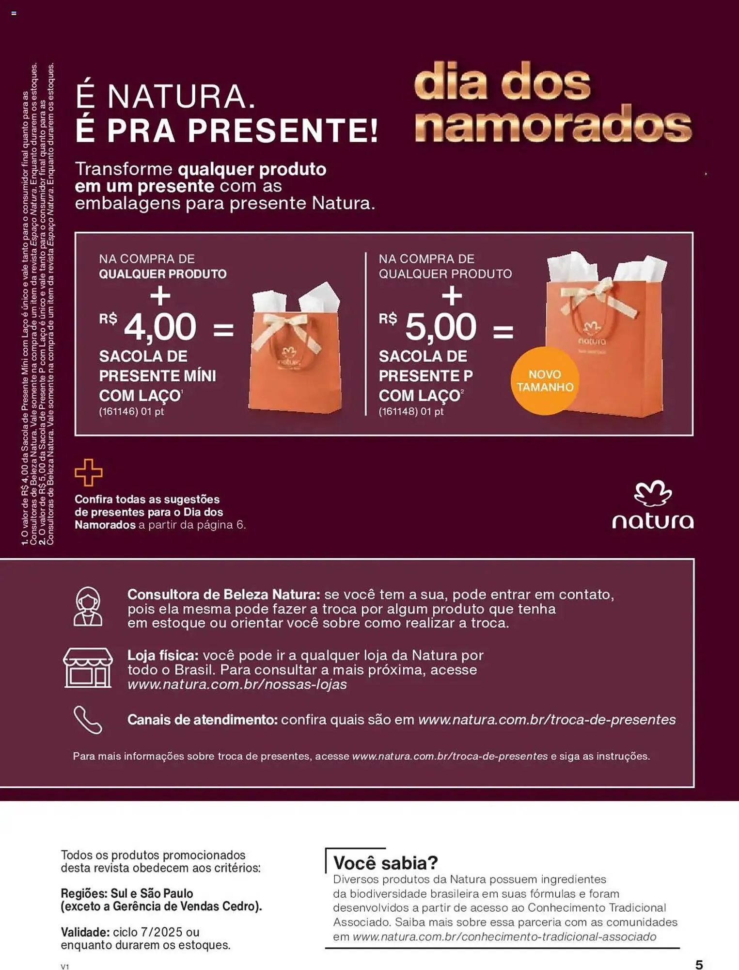 Encarte de Catálogo Natura 7 de abril até 28 de abril 2025 - Pagina 5
