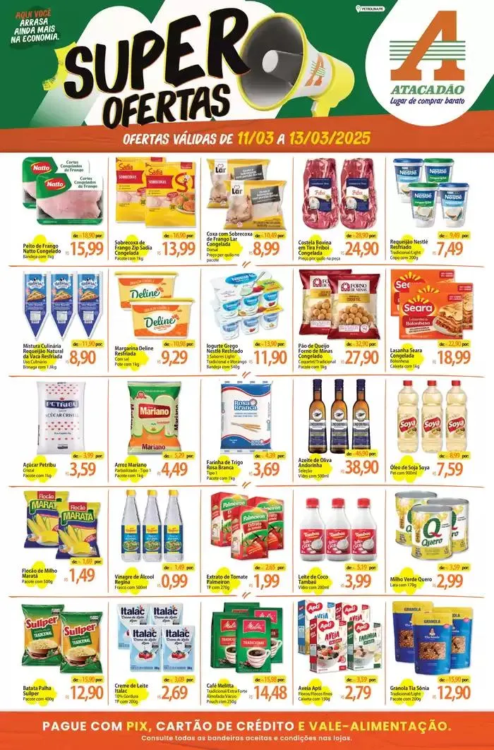 Encarte de Ótima oferta para todos os clientes 11 de março até 13 de março 2025 - Pagina 1