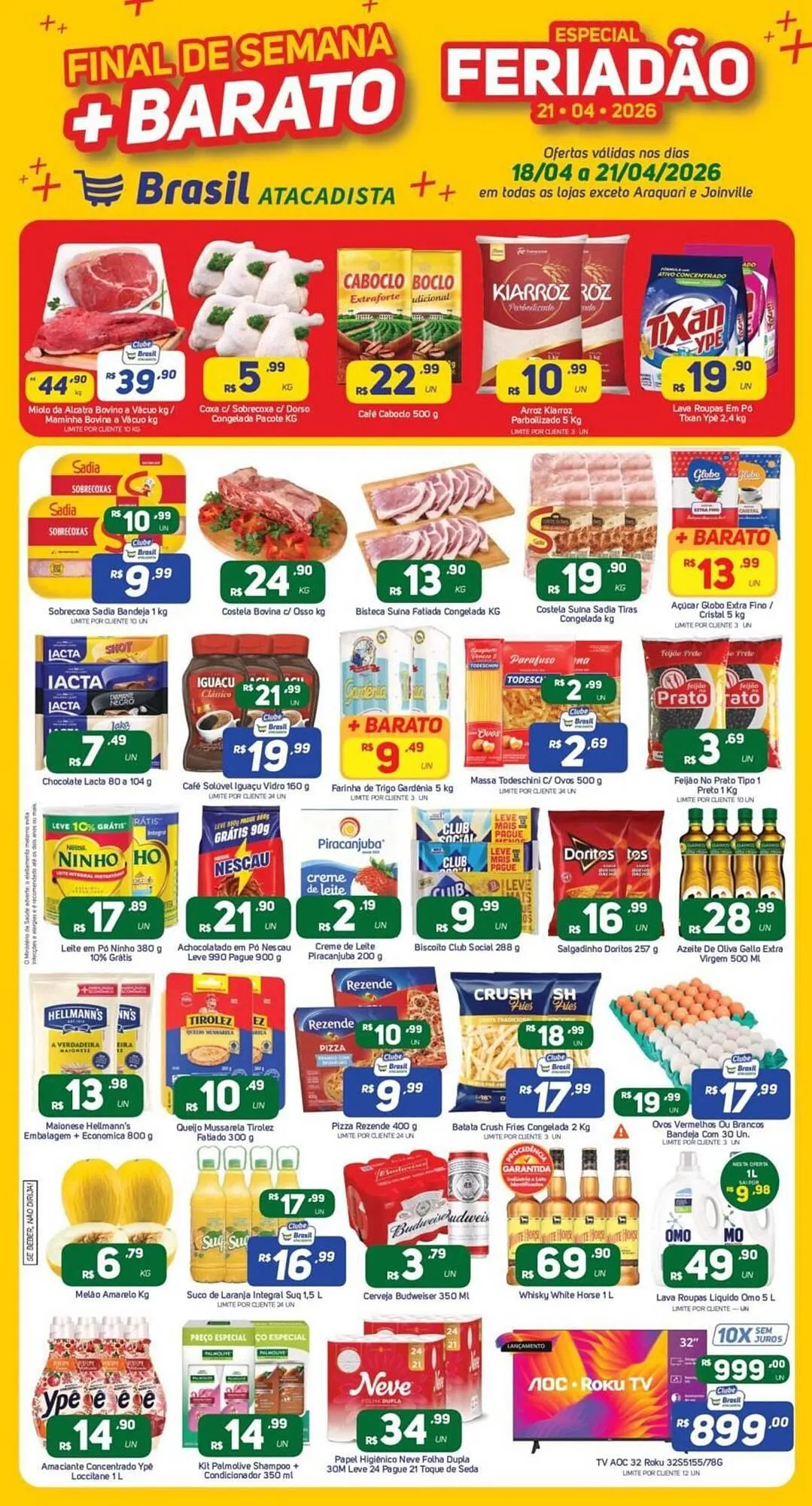 Encarte de Catálogo Brasil Atacadista 18 de abril até 21 de abril 2026 - Pagina 1