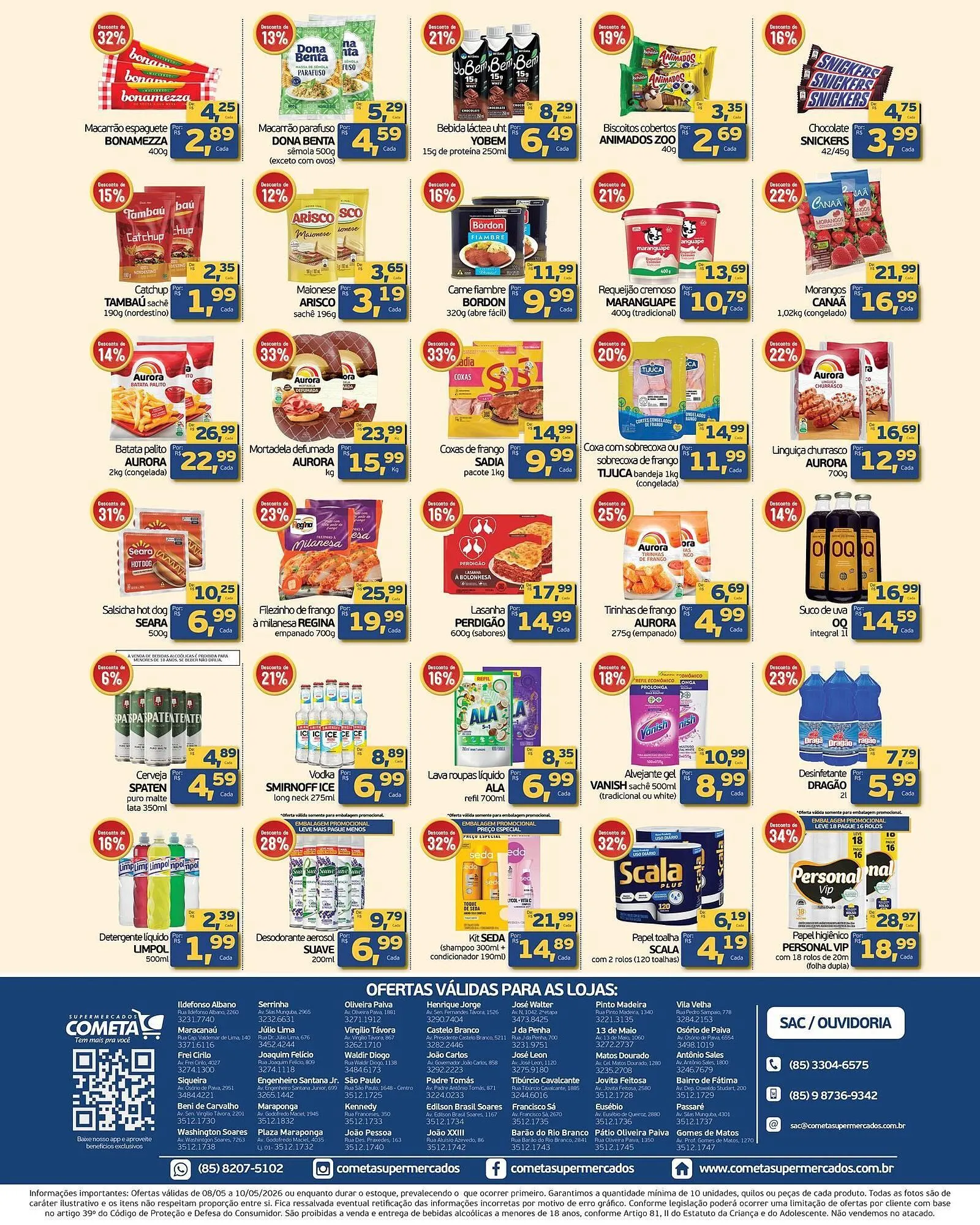 Encarte de Encarte Cometa Supermercados 8 de maio até 10 de maio 2026 - Pagina 2
