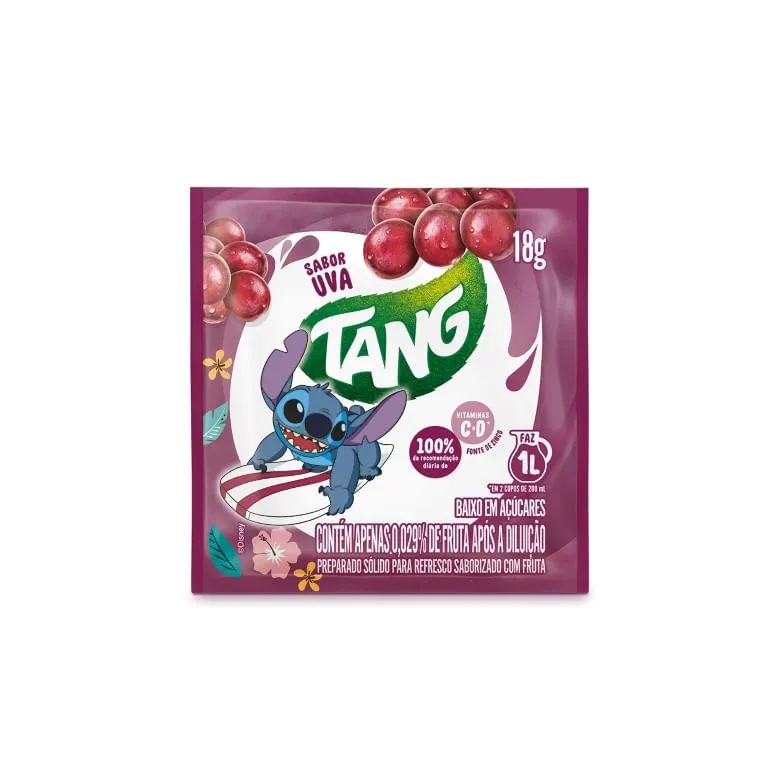 Refresco em Pó Tang Uva 18g