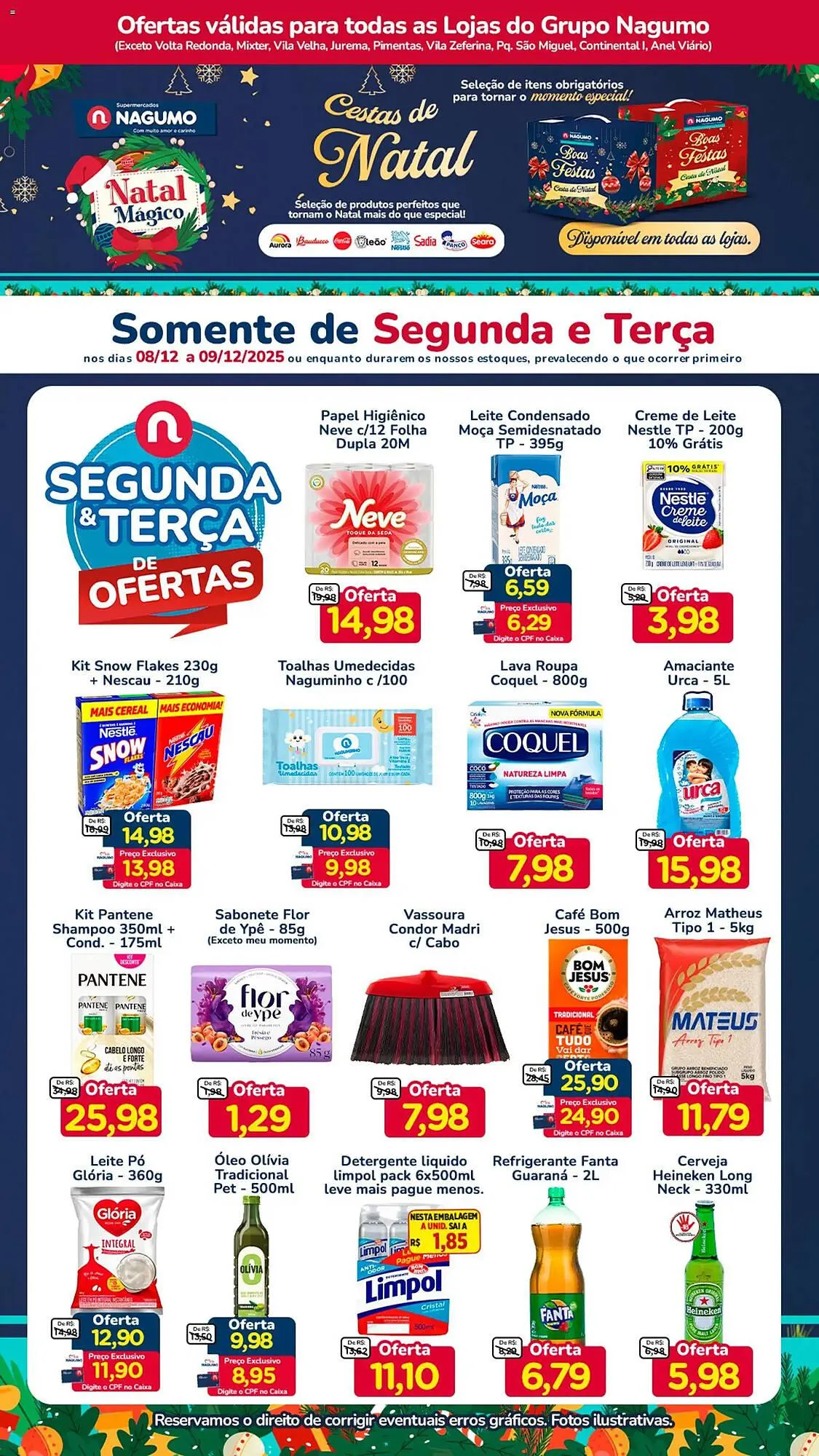 Encarte de Folheto Nagumo 8 de dezembro até 9 de dezembro 2025 - Pagina 1