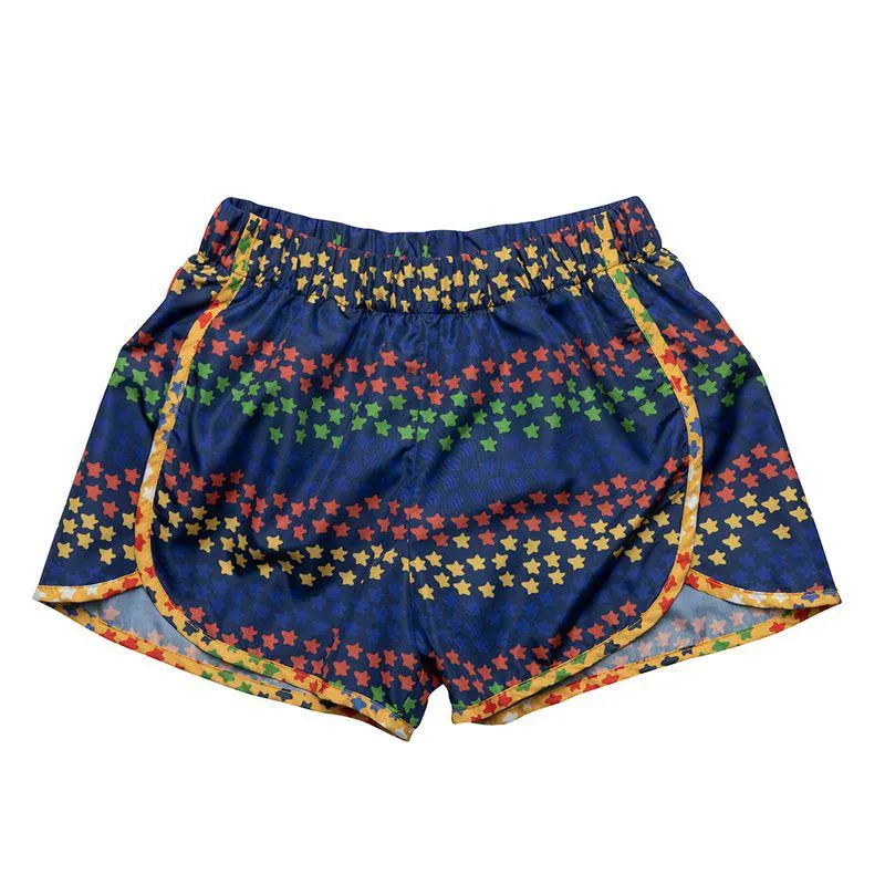 Short Infantil Menina Estelar Azul