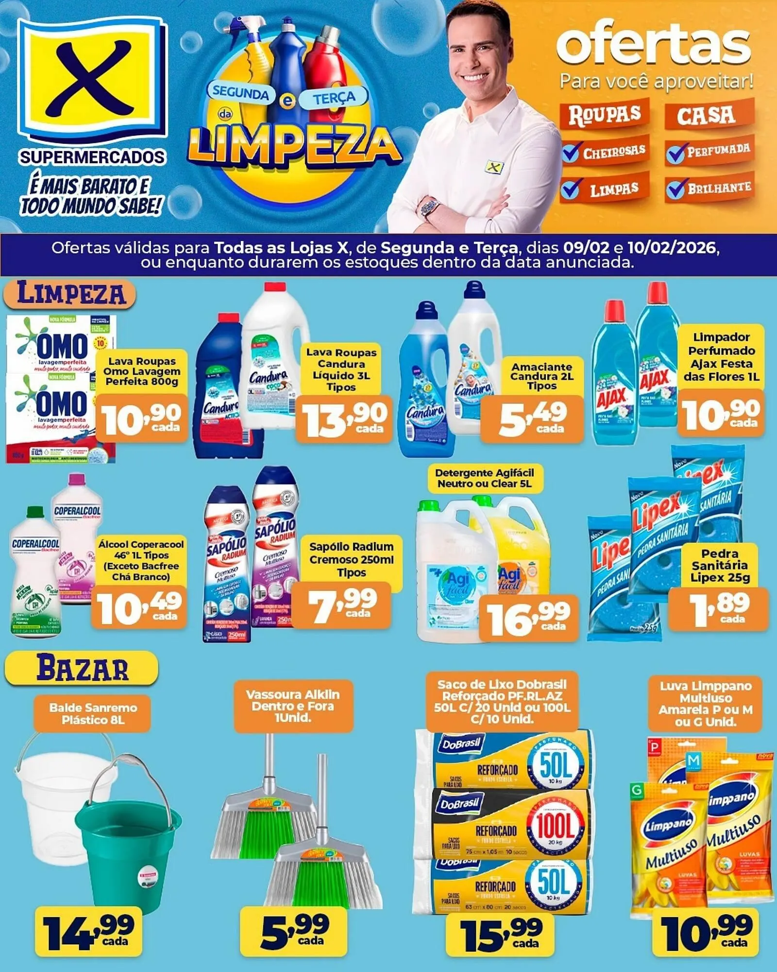 Folheto X Supermercados - 1